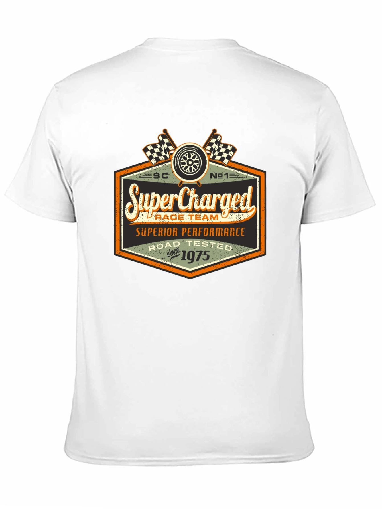 SuperCharged Race Team T-Shirt - Road Tested Since 1975