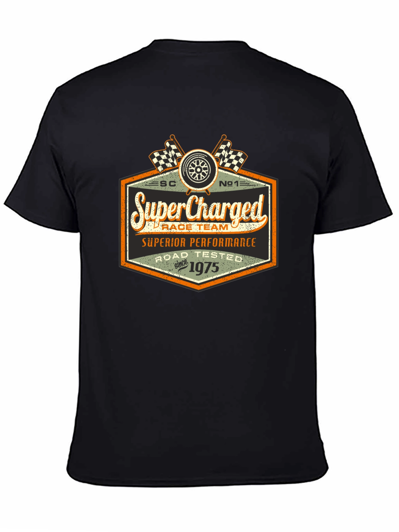 SuperCharged Race Team T-Shirt - Road Tested Since 1975