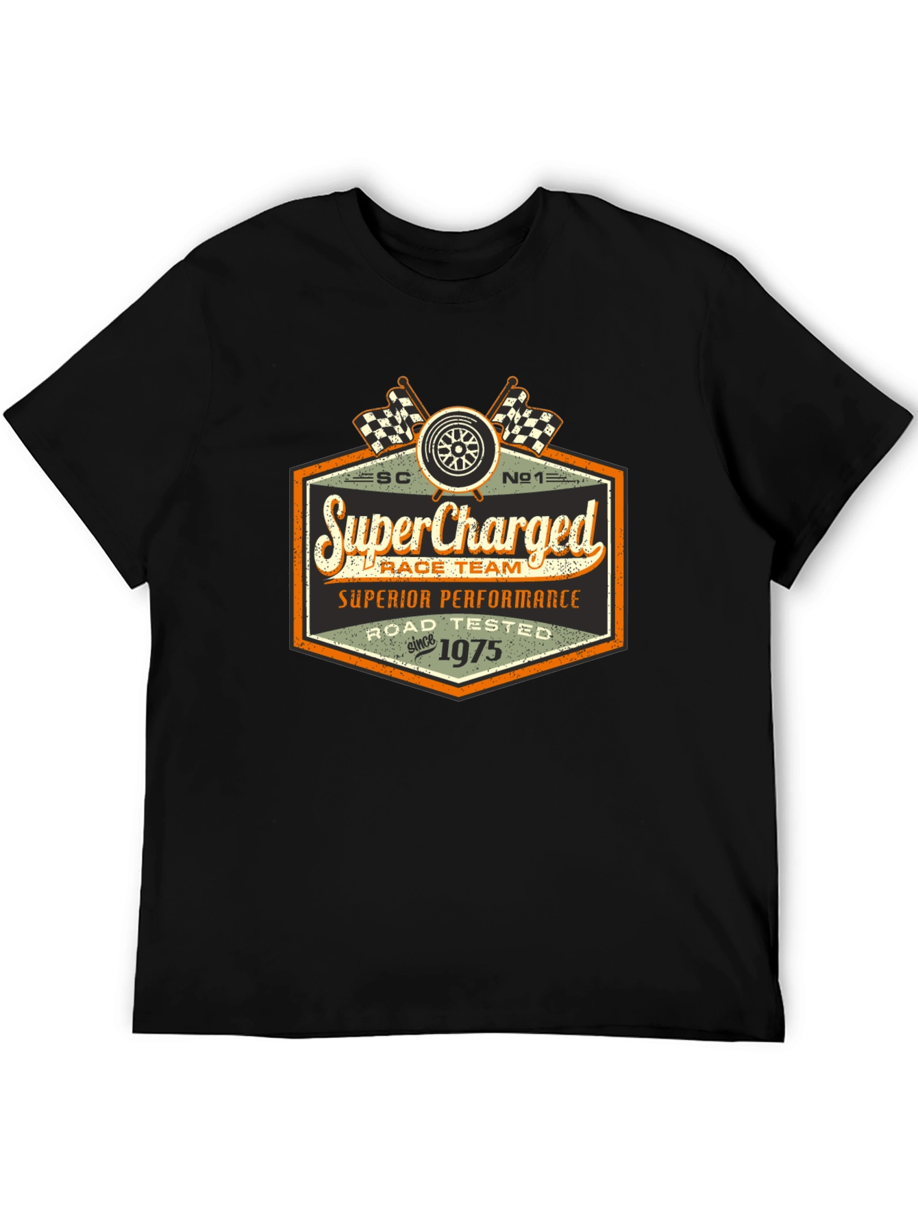 SuperCharged Race Team T-Shirt - Road Tested Since 1975