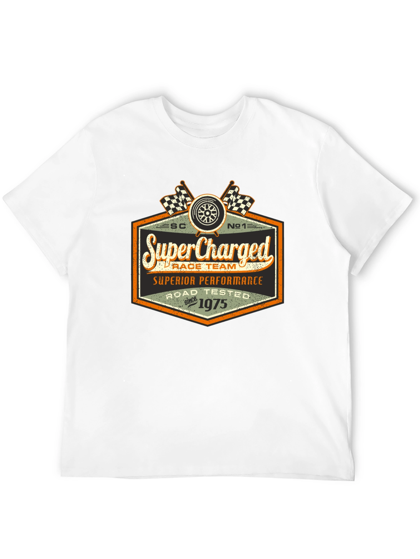 SuperCharged Race Team T-Shirt - Road Tested Since 1975