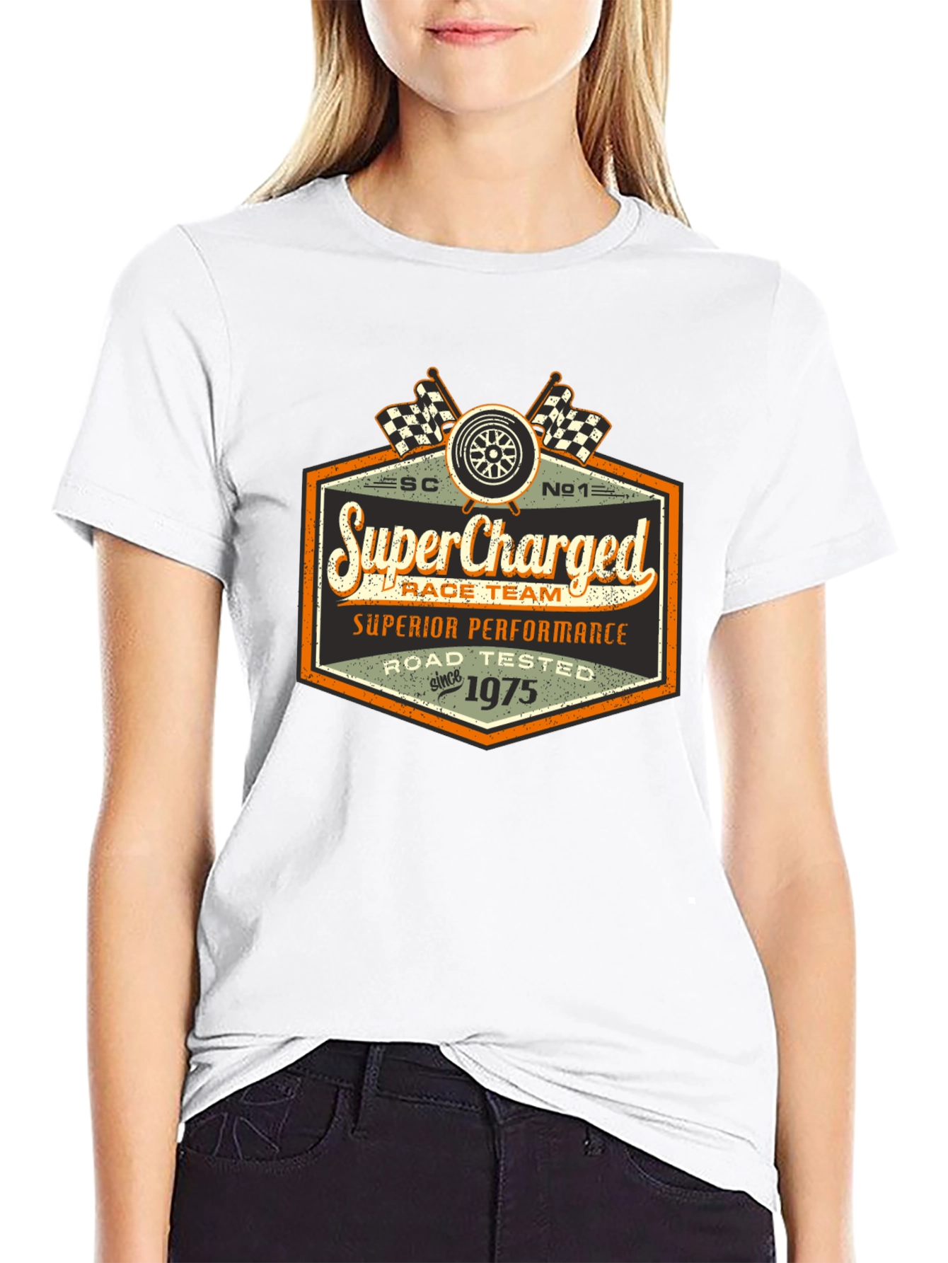 SuperCharged Race Team T-Shirt - Road Tested Since 1975