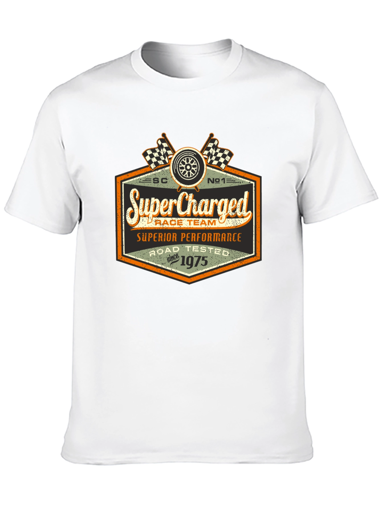 SuperCharged Race Team T-Shirt - Road Tested Since 1975