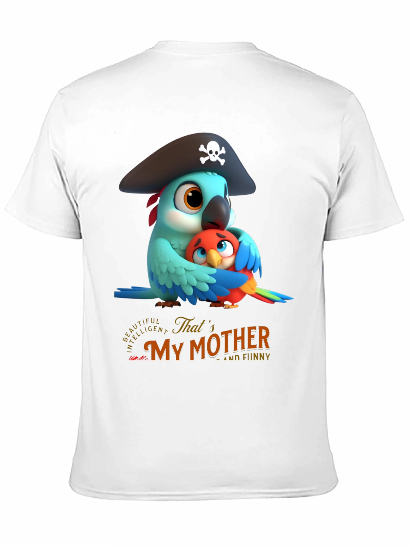 Cute Parrot Mothers Day T-Shirt