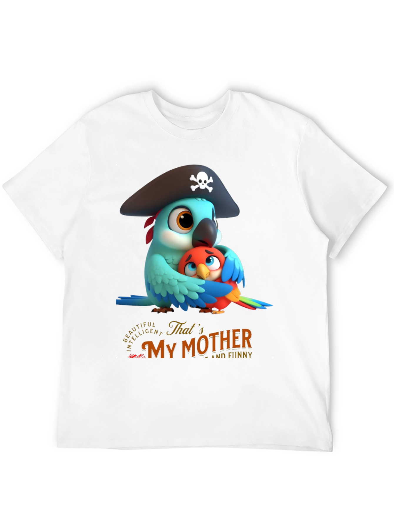 Cute Parrot Mothers Day T-Shirt