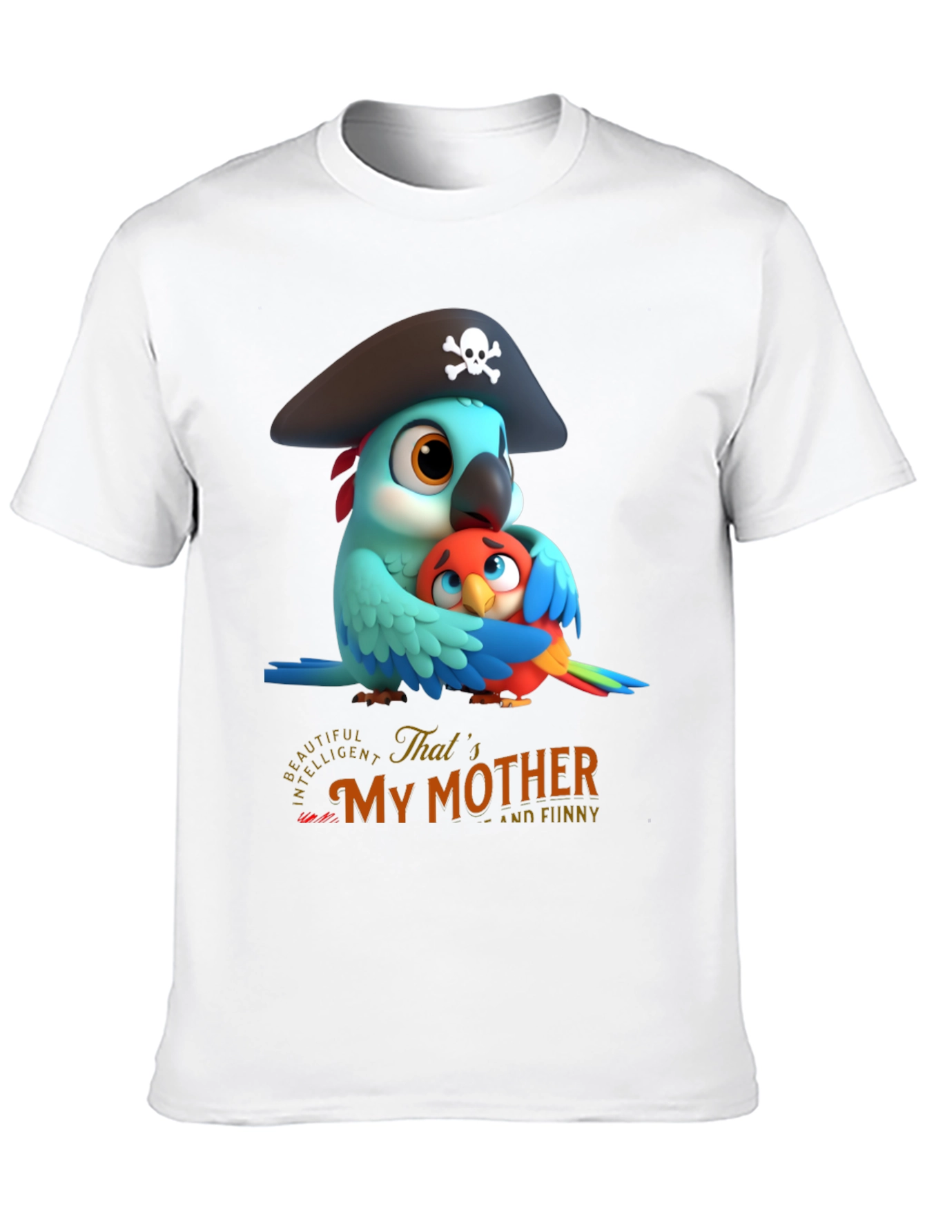 Cute Parrot Mothers Day T-Shirt