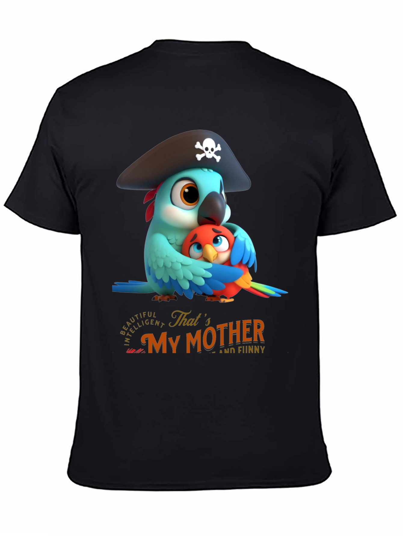 Cute Parrot Mothers Day T-Shirt