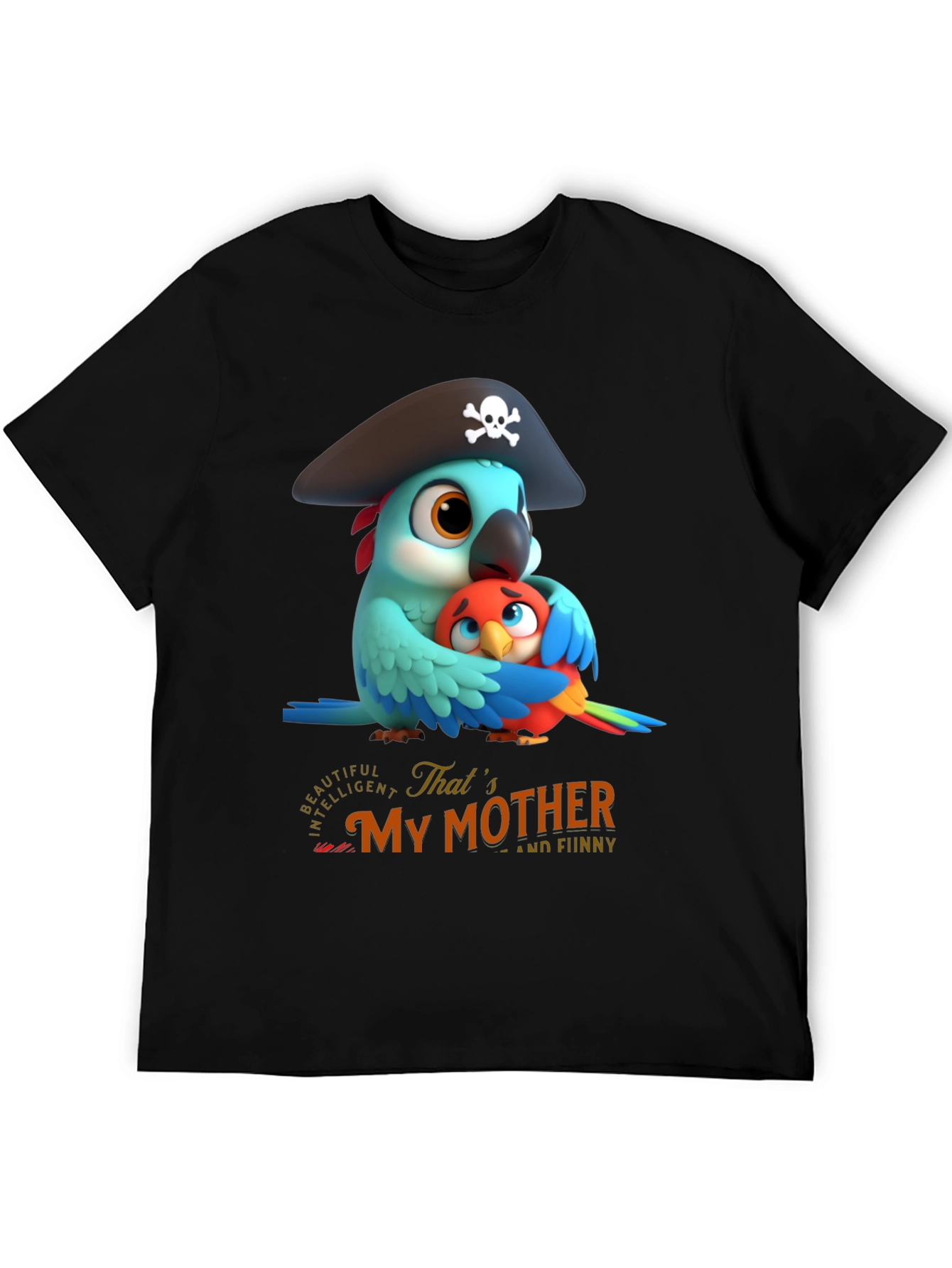Cute Parrot Mothers Day T-Shirt