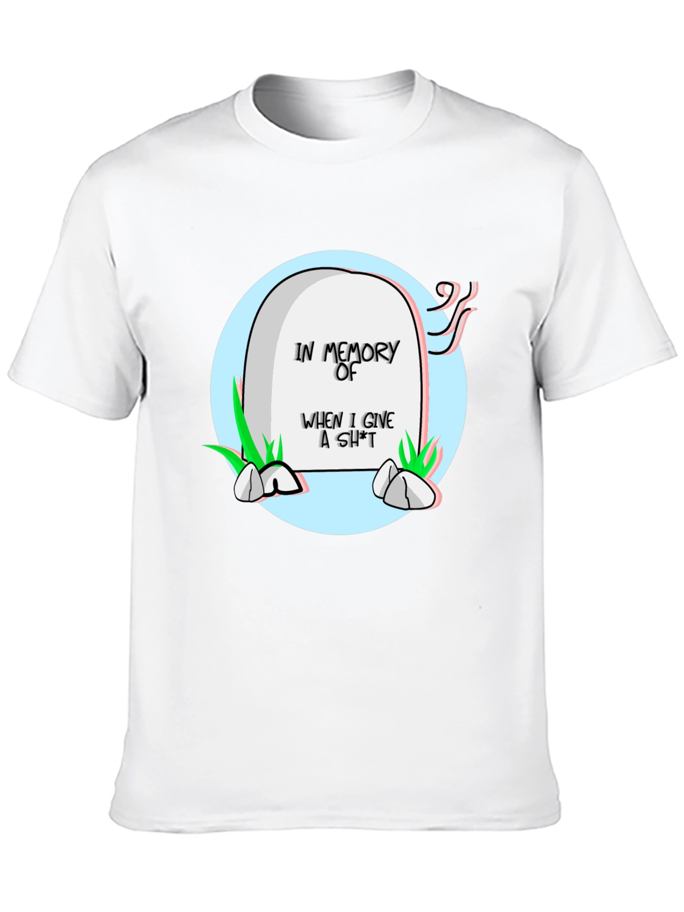 Funny Tombstone T-Shirt - In Memory Of