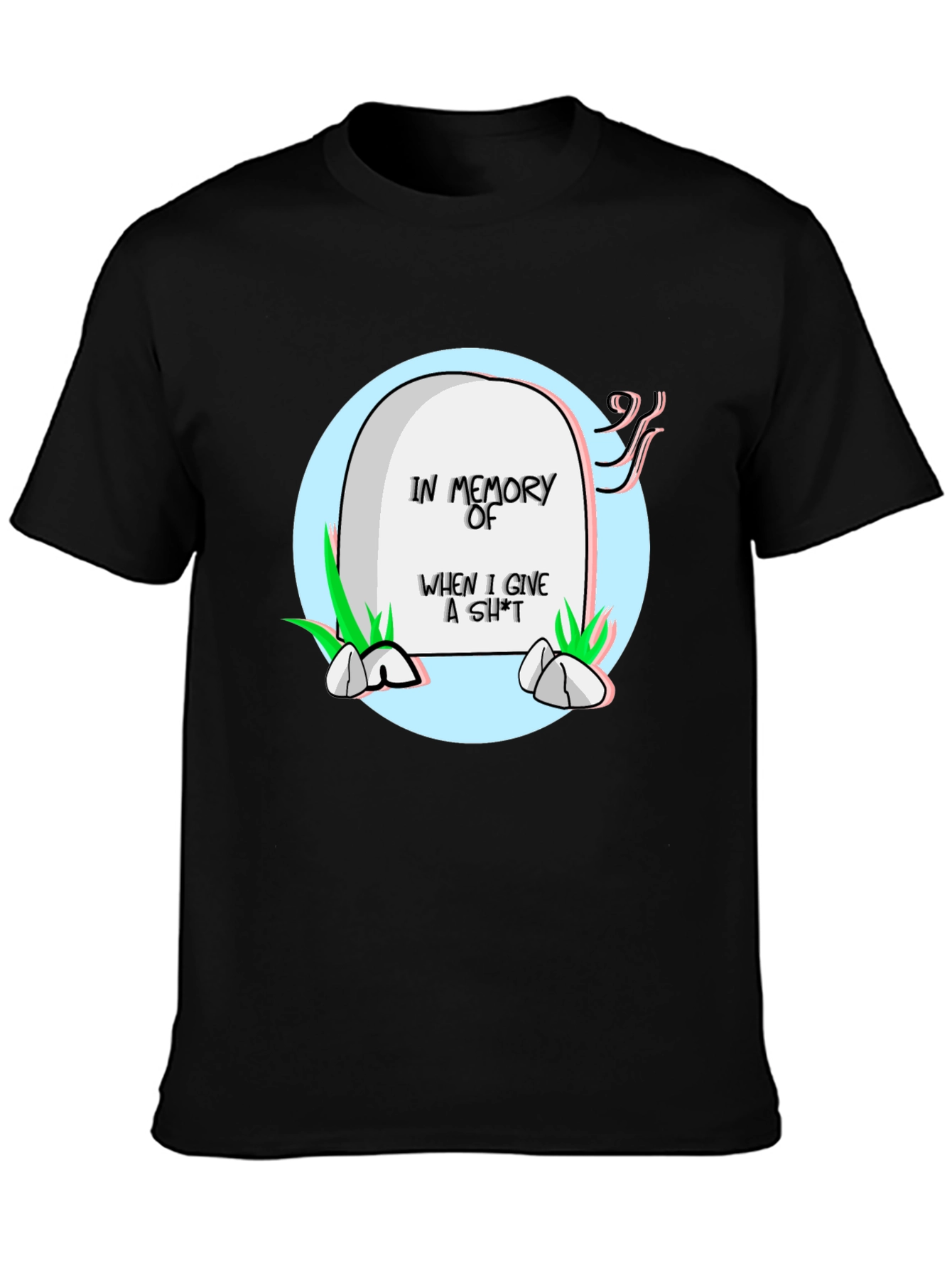 Funny Tombstone T-Shirt - In Memory Of