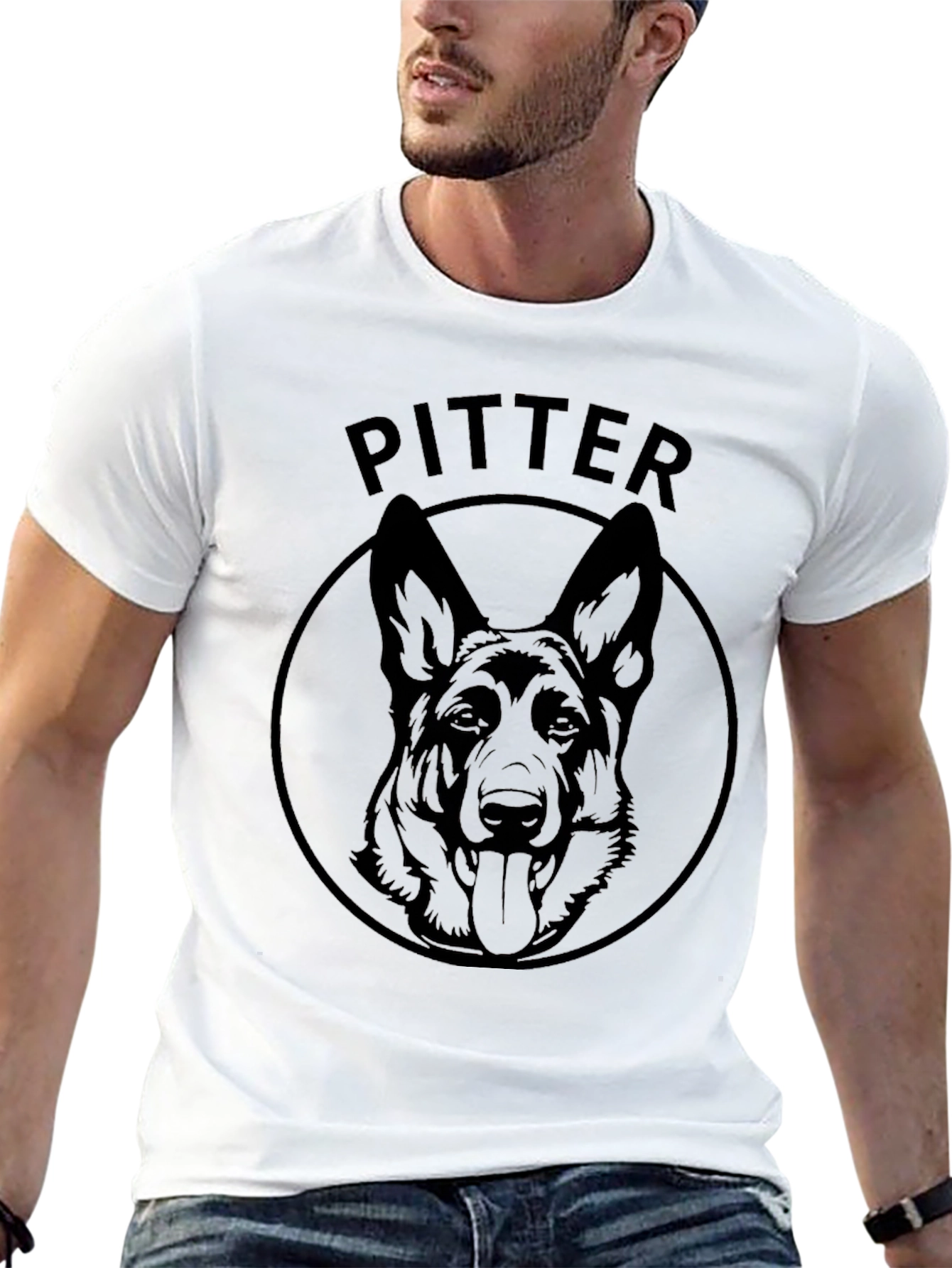 German Shepherd Pitter T-Shirt - Dog Lover Tee