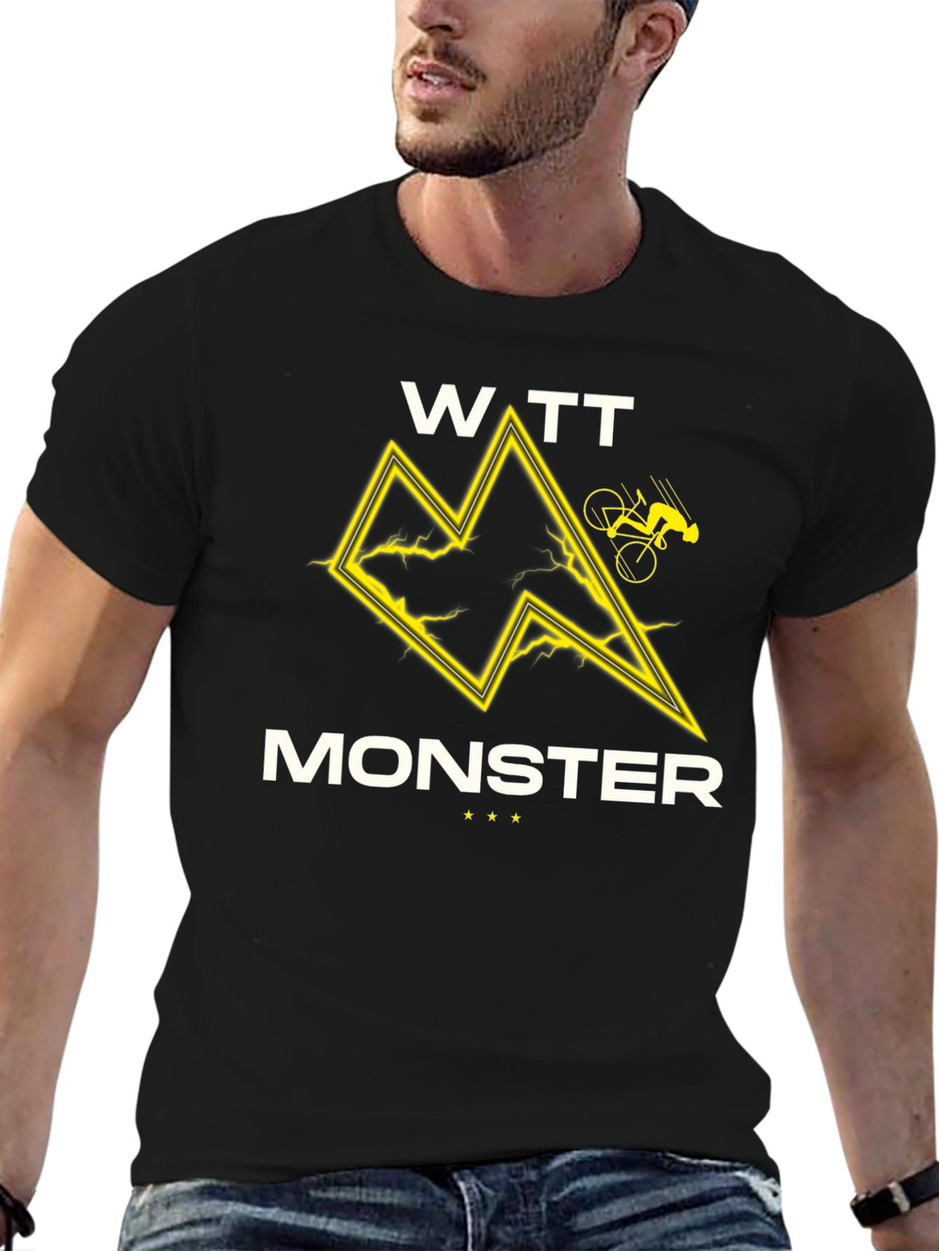 Watt Monster T-Shirt - Cycling Inspired Design