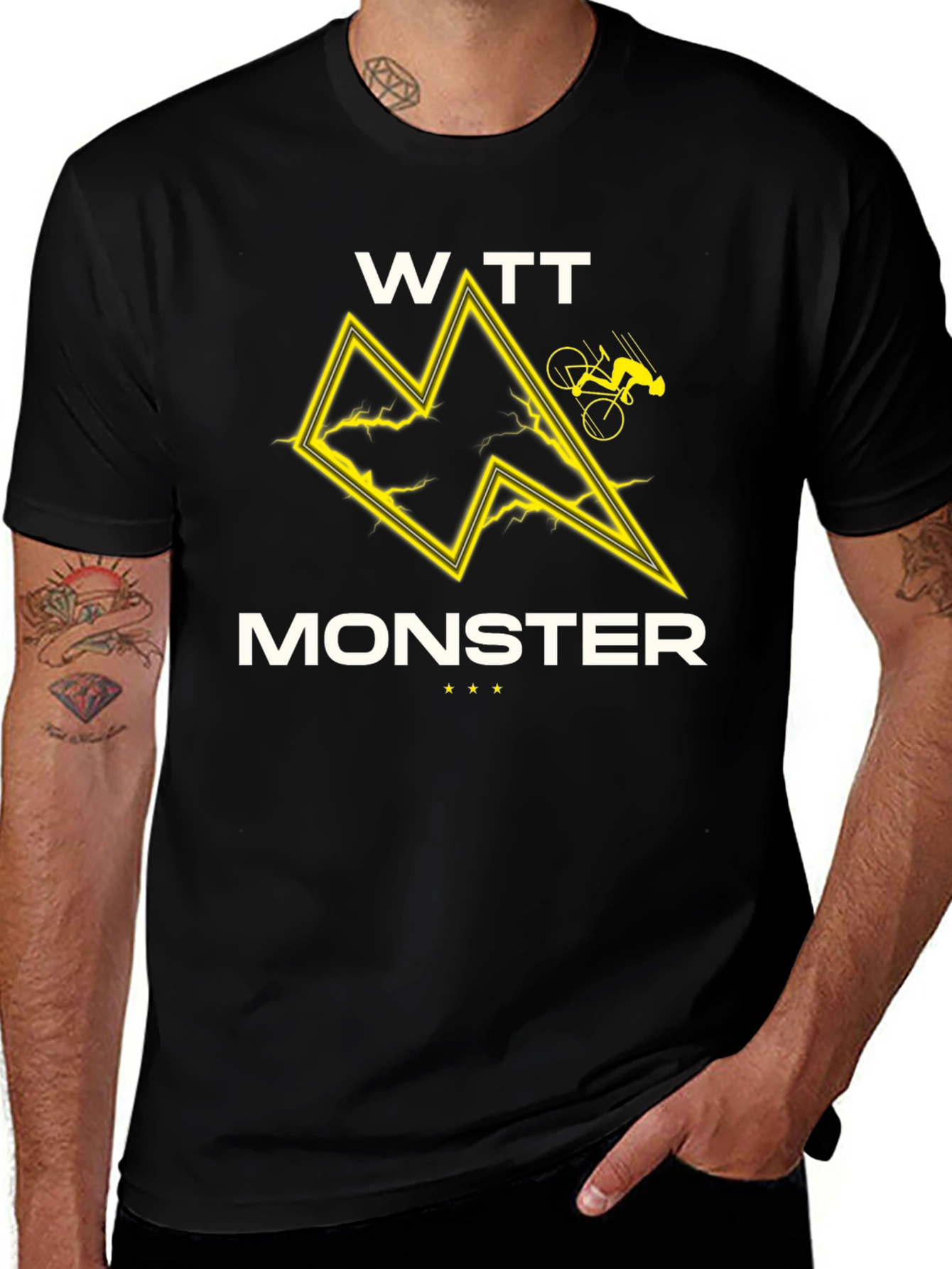 Watt Monster T-Shirt - Cycling Inspired Design