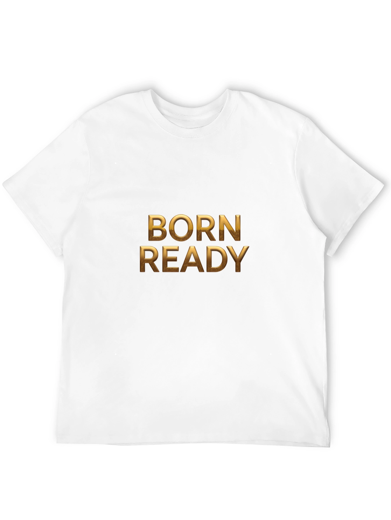 Born Ready Graphic Print Black T-Shirt