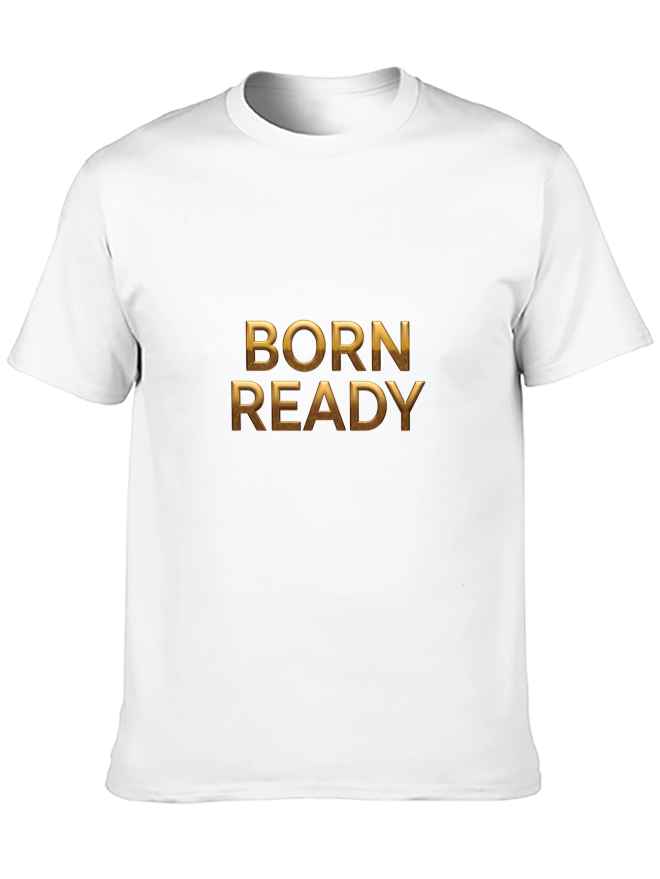 Born Ready Graphic Print Black T-Shirt