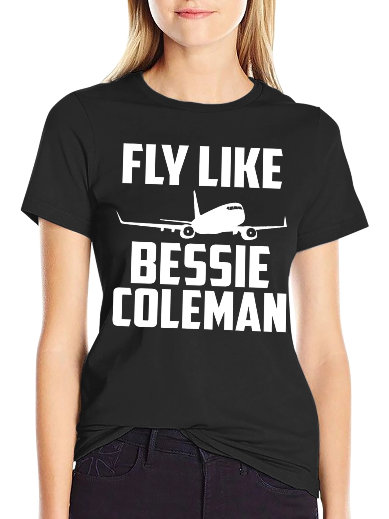 Fly Like Bessie Coleman T-Shirt Aviation Tee