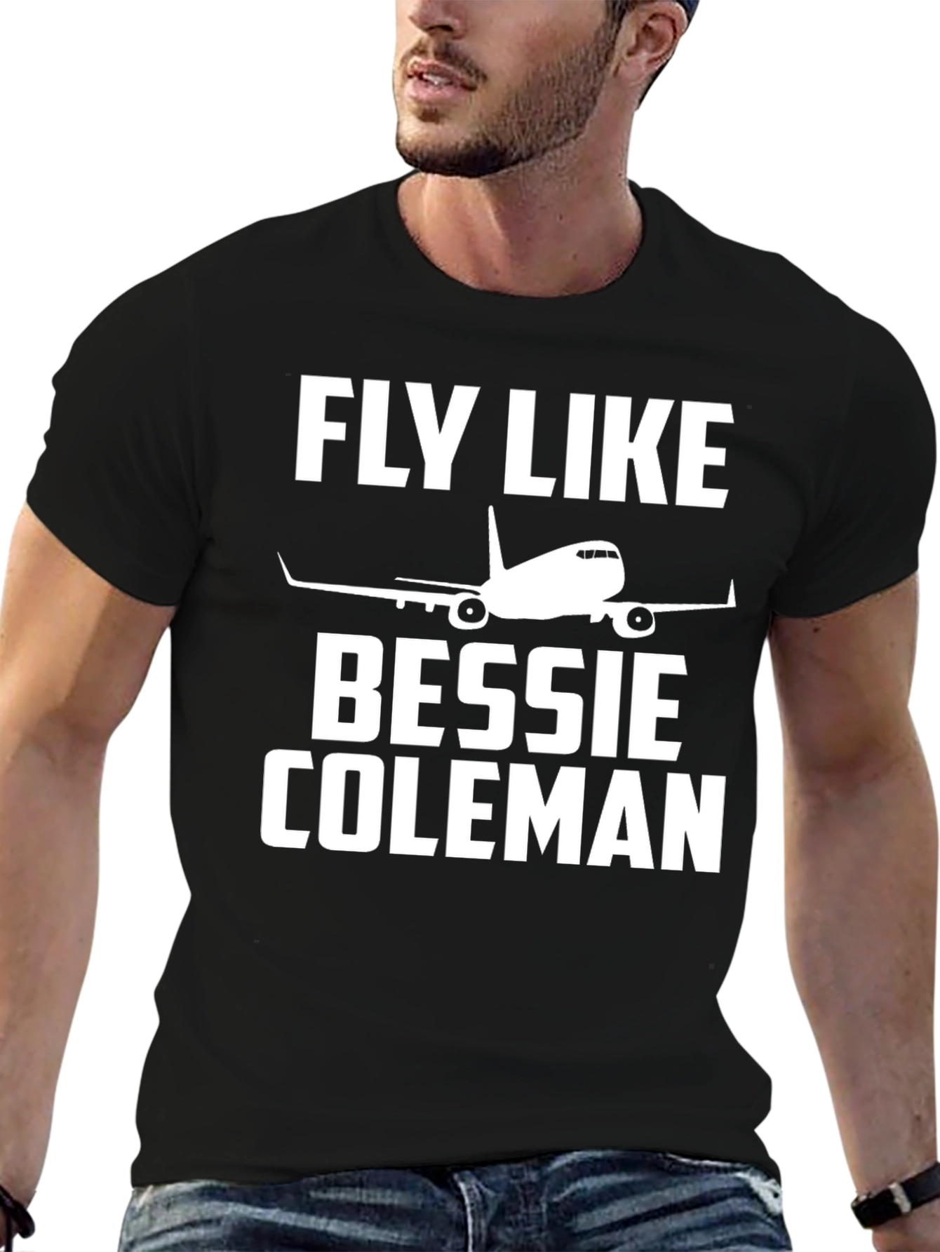 Fly Like Bessie Coleman T-Shirt Aviation Tee