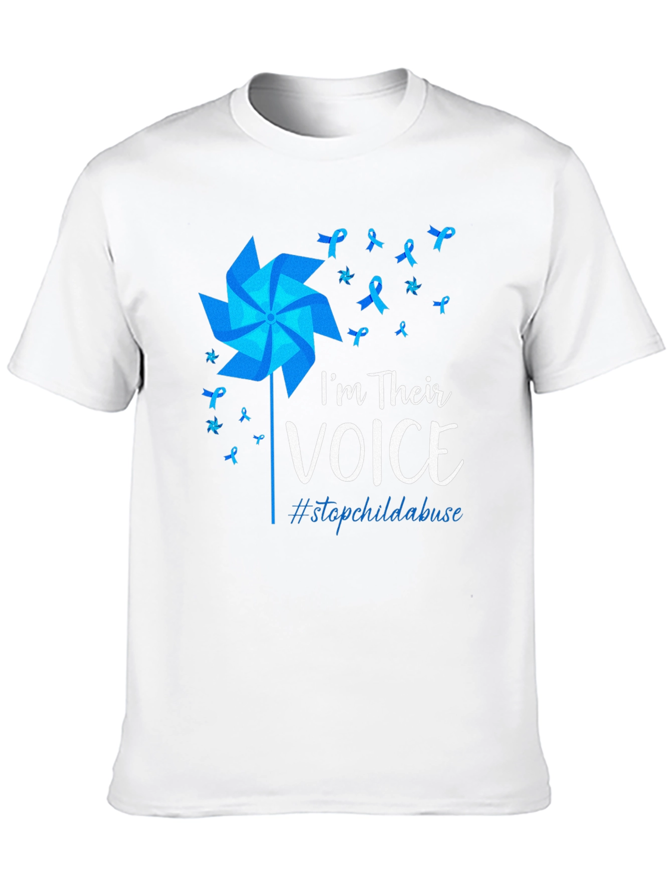 Im Their Voice Stop Child Abuse Awareness T-Shirt