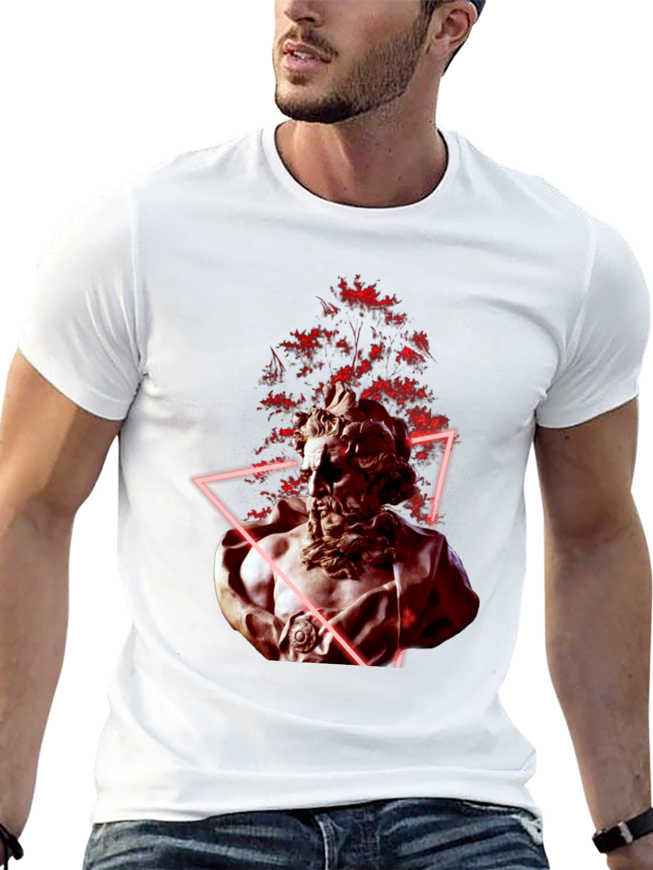 Statue Graphic Tee - Mens Black T-Shirt