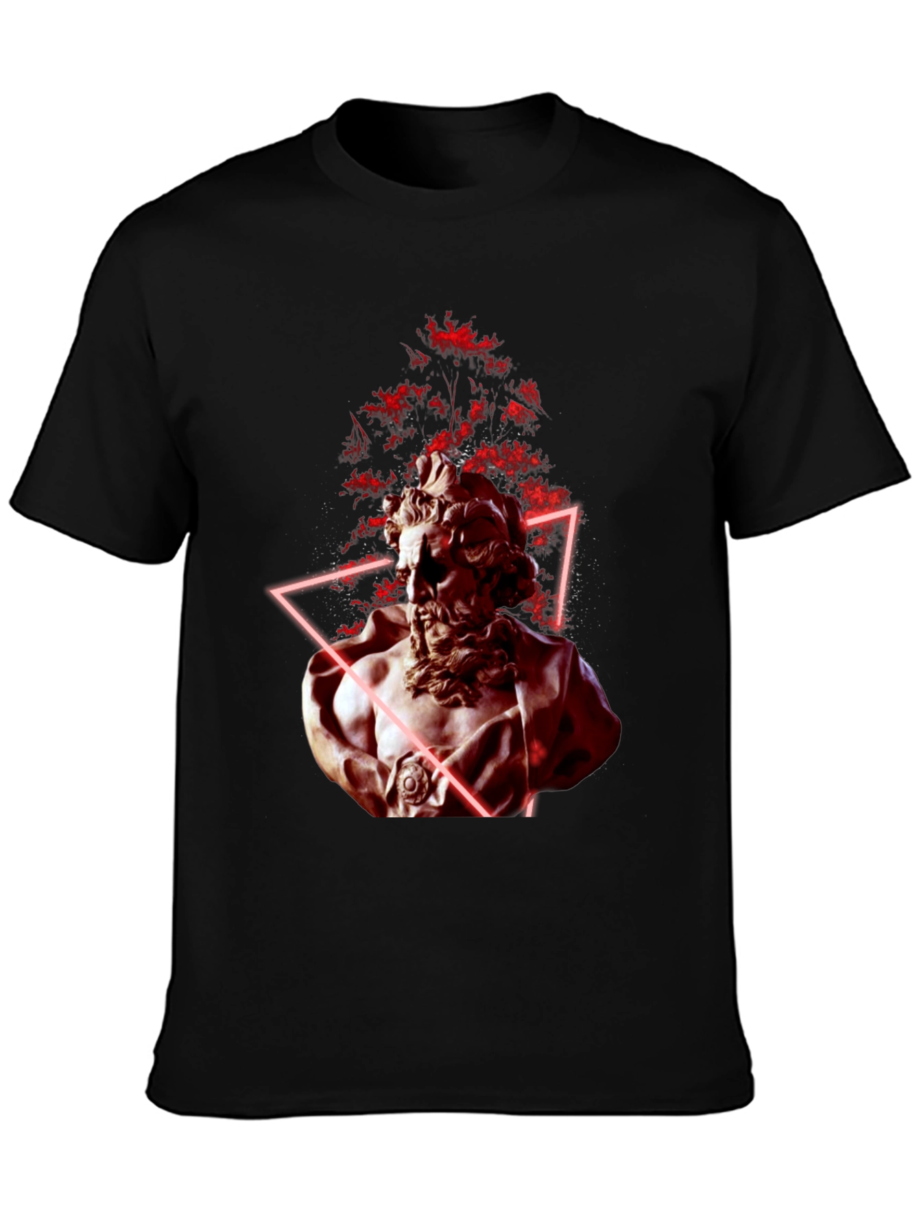 Statue Graphic Tee - Mens Black T-Shirt