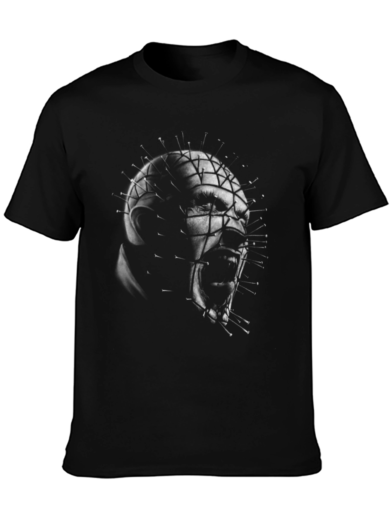 Horror Movie T-Shirt - Pinhead Graphic Print