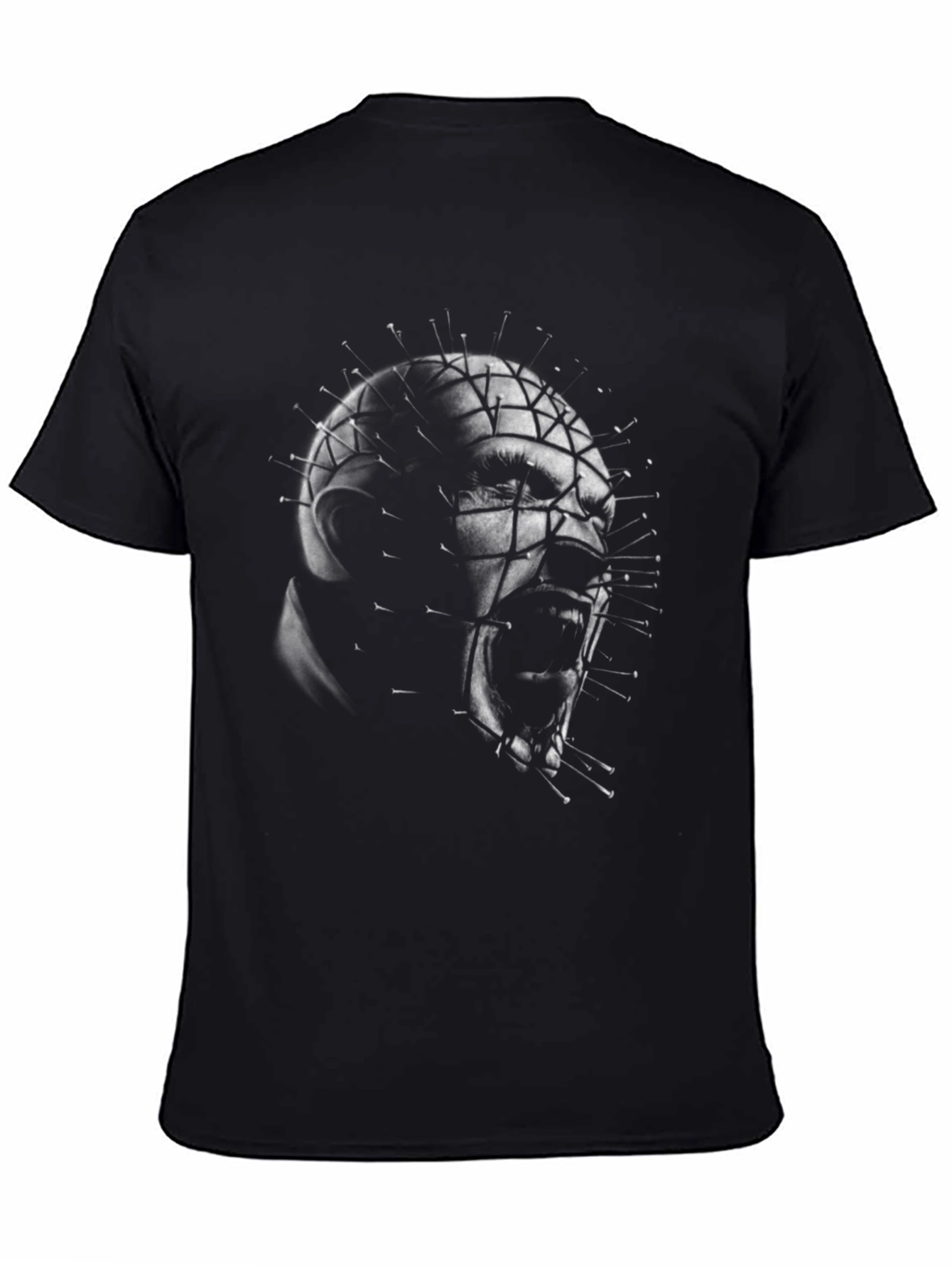 Horror Movie T-Shirt - Pinhead Graphic Print