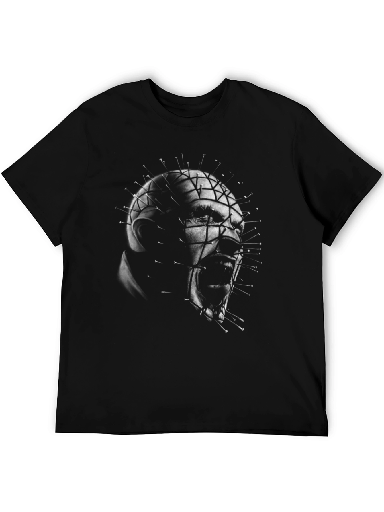 Horror Movie T-Shirt - Pinhead Graphic Print