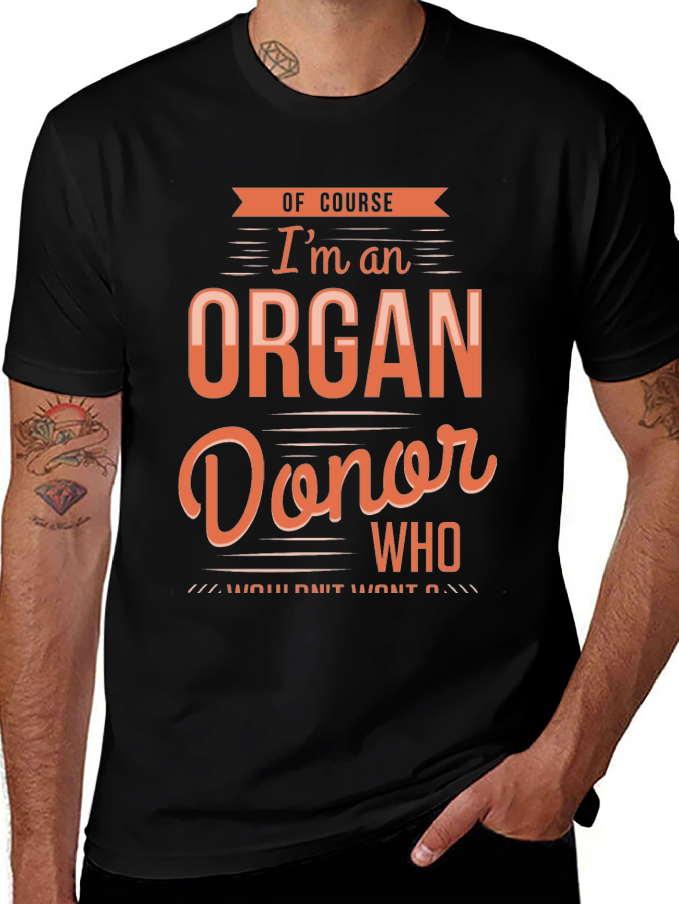 Organ Donor T-Shirt - Funny Sarcastic Gift