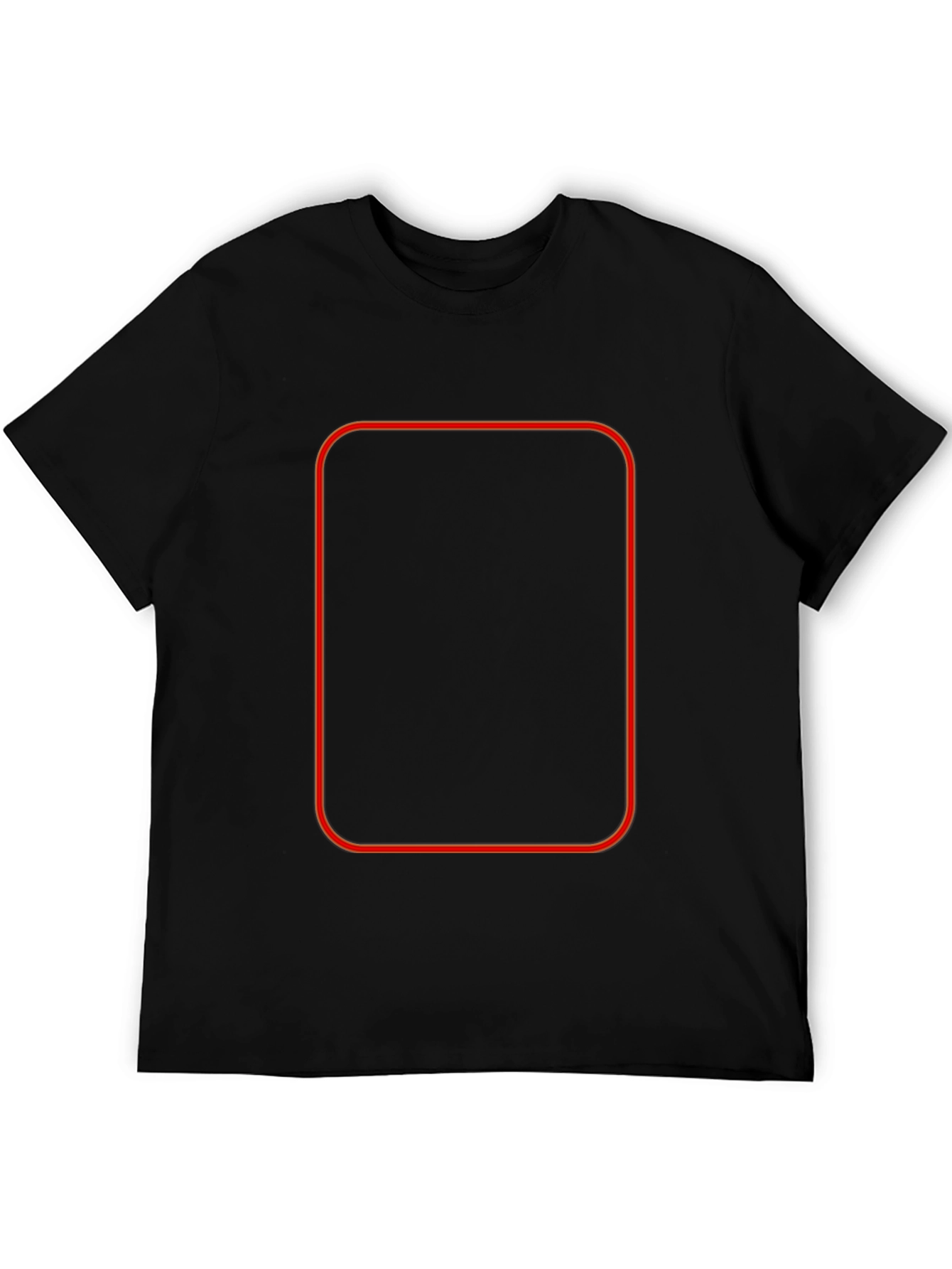 Mens Black Crew Neck T-Shirt