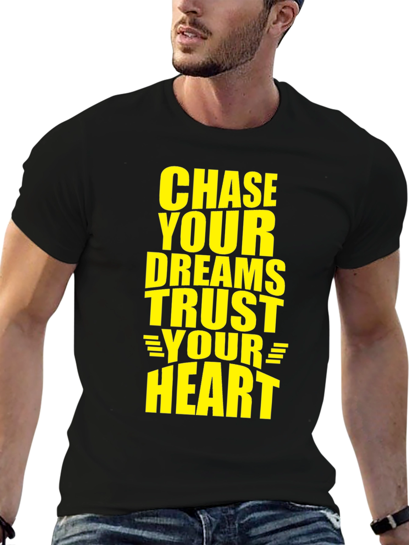 Chase Your Dreams Trust Your Heart Graphic Tee