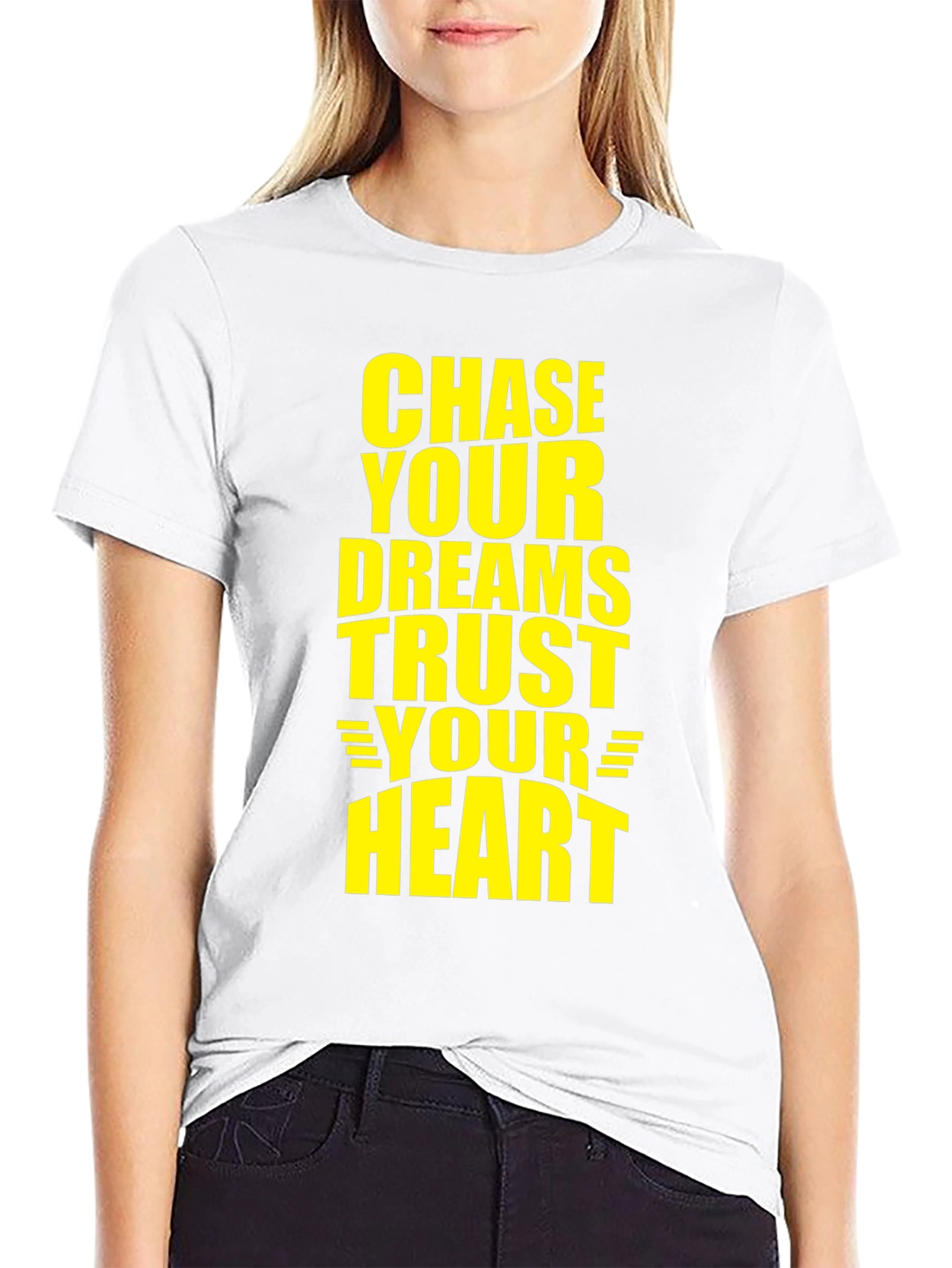 Chase Your Dreams Trust Your Heart Graphic Tee