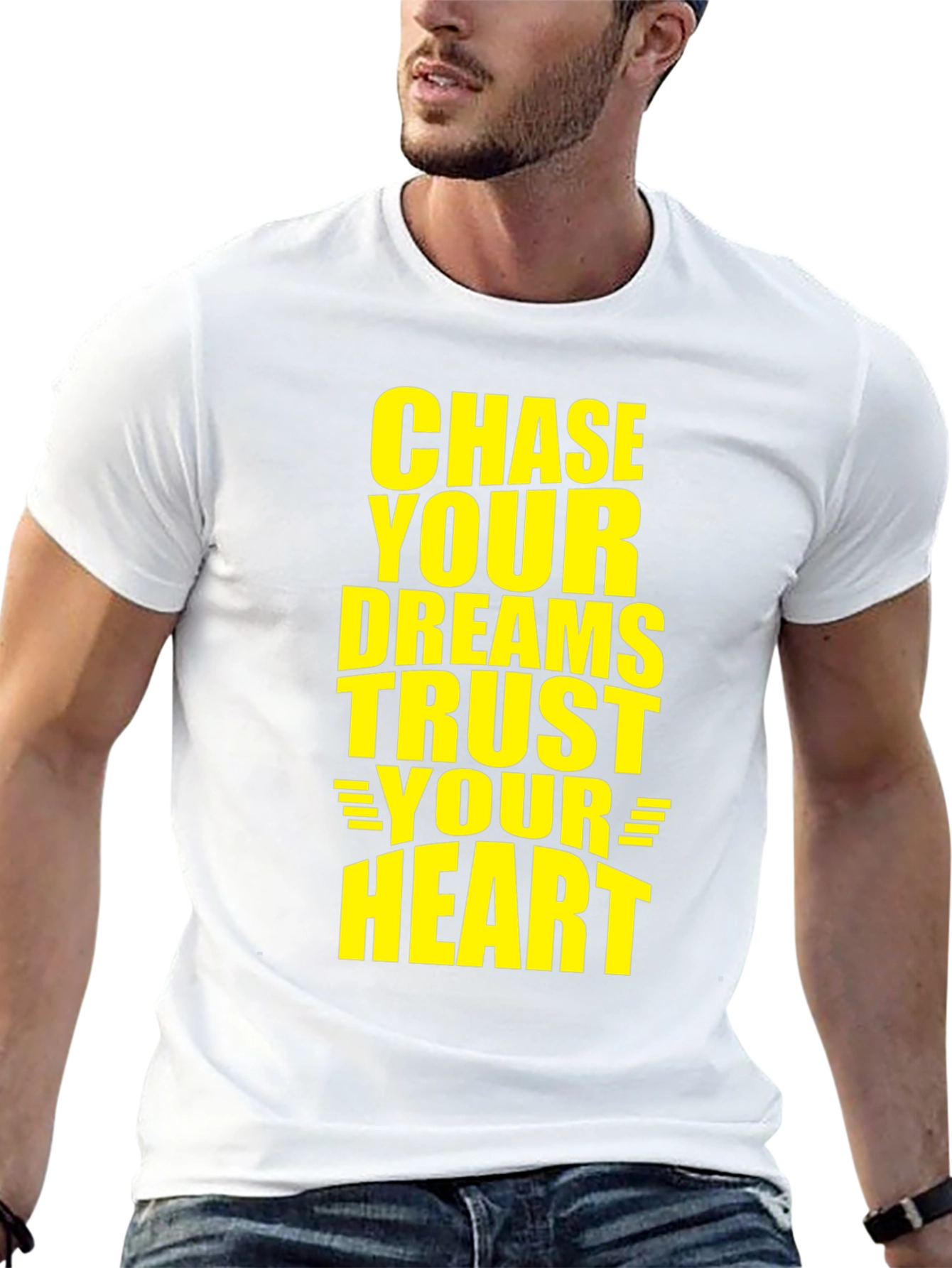 Chase Your Dreams Trust Your Heart Graphic Tee