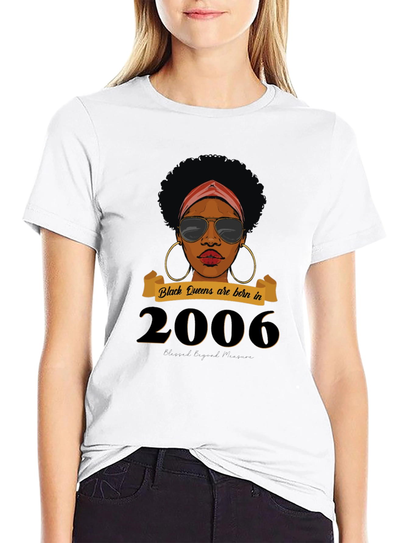 Black Queens Born In 2006 T-Shirt