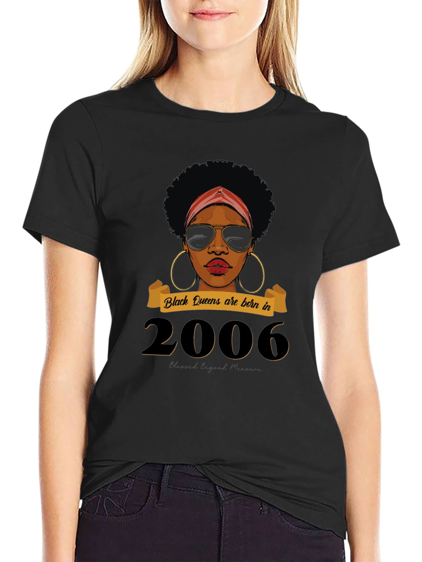 Black Queens Born In 2006 T-Shirt