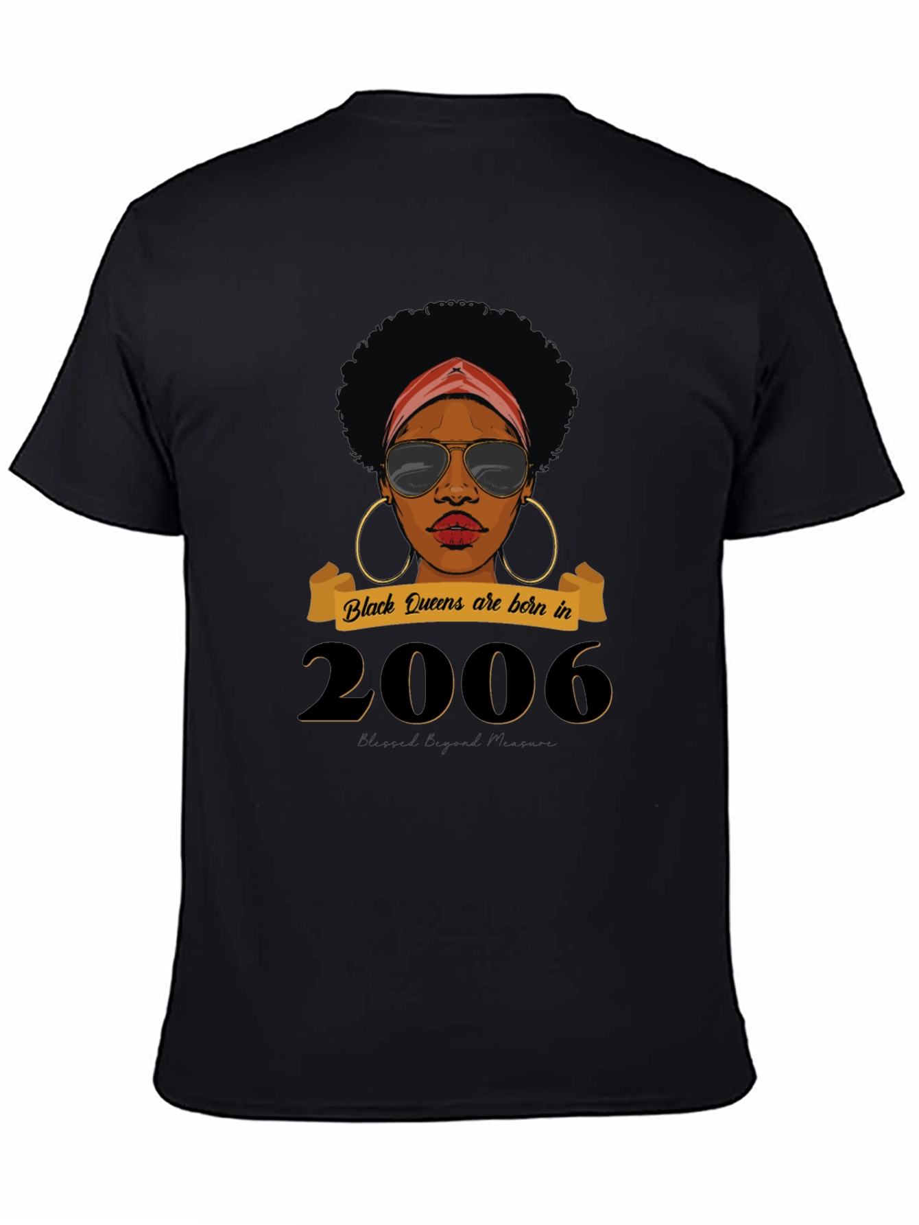 Black Queens Born In 2006 T-Shirt