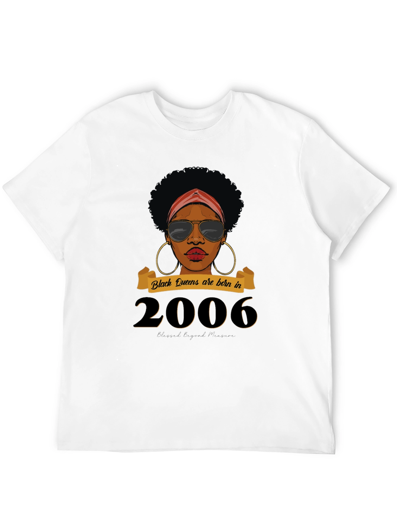 Black Queens Born In 2006 T-Shirt