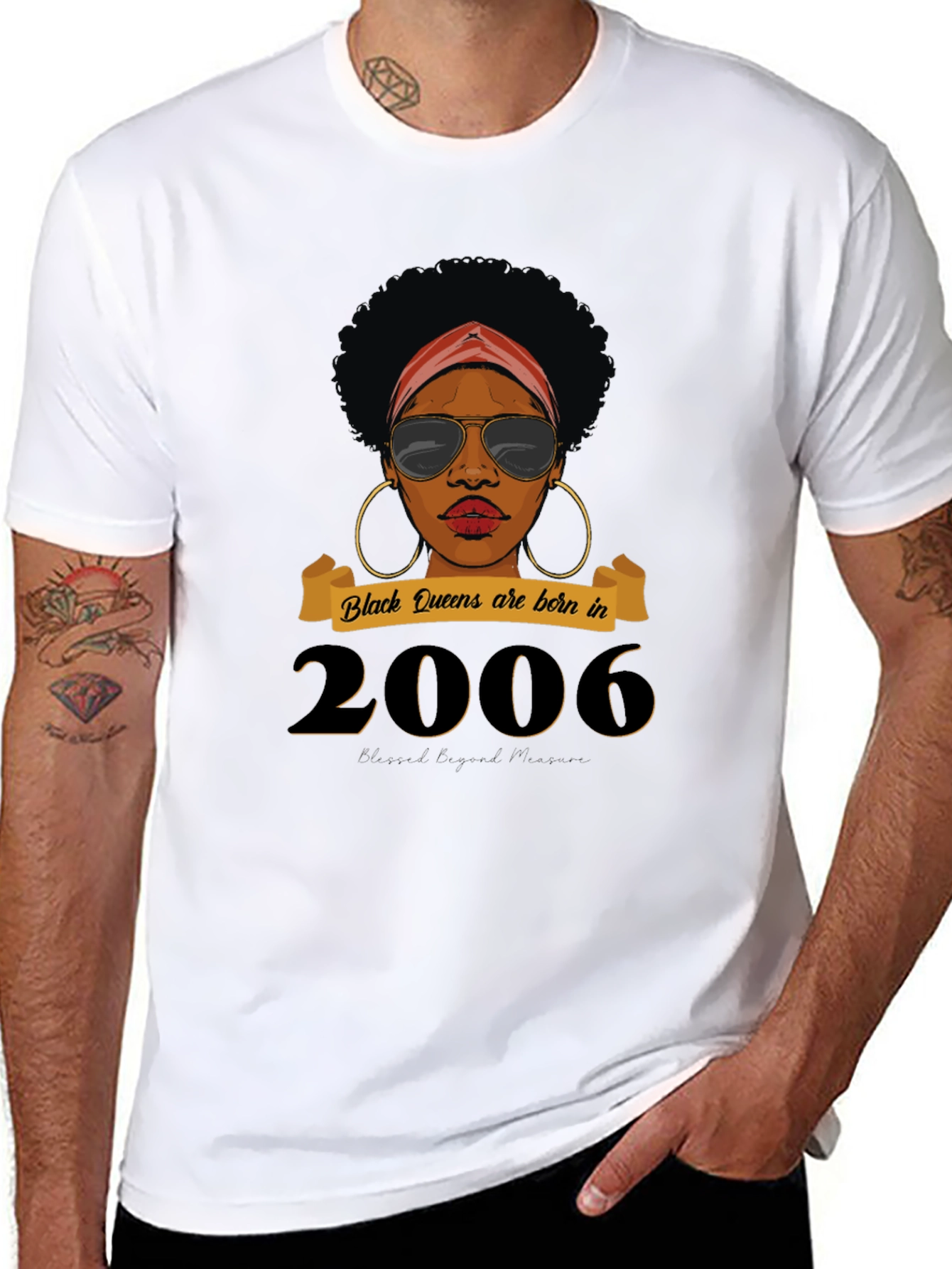 Black Queens Born In 2006 T-Shirt