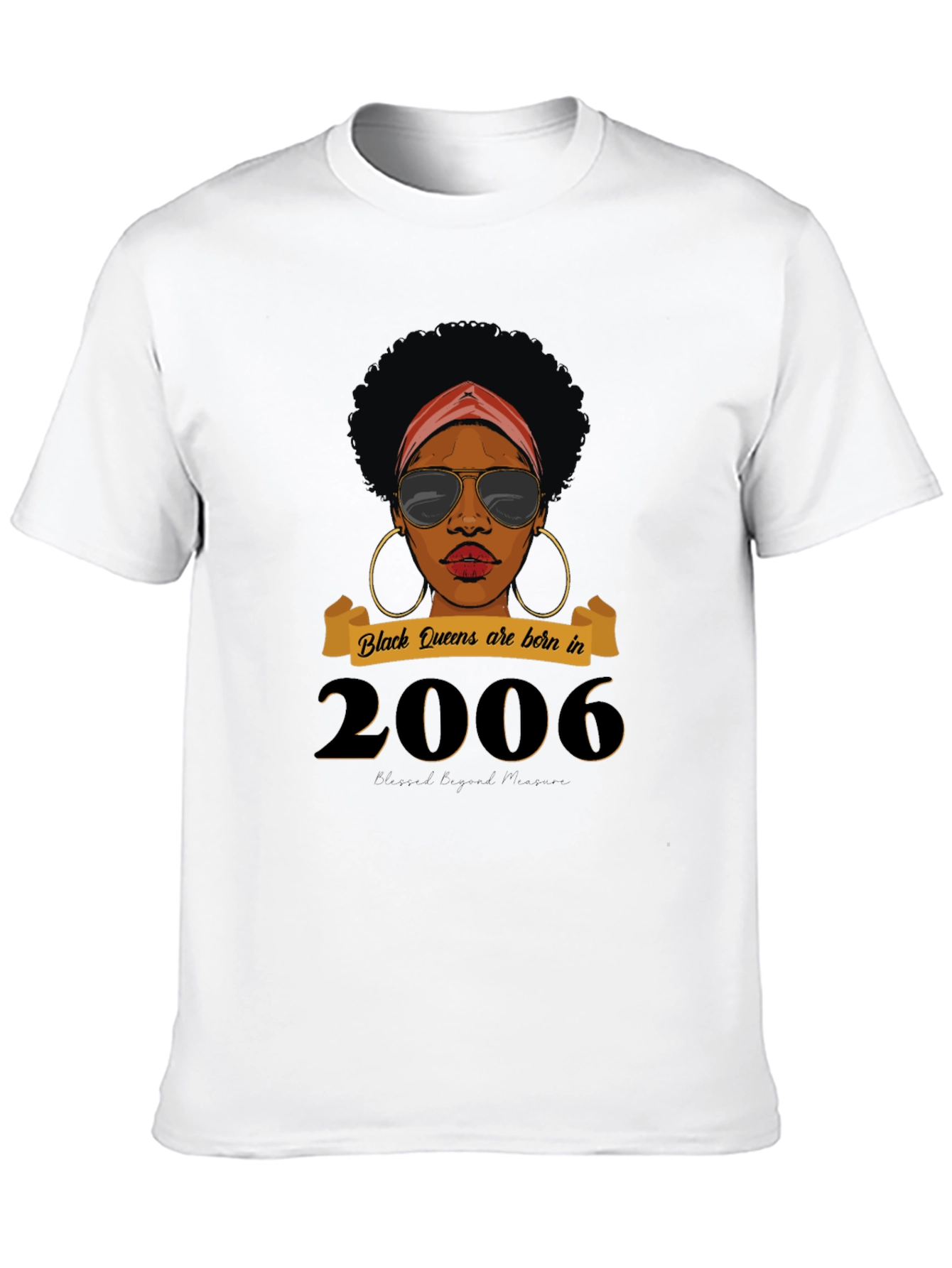 Black Queens Born In 2006 T-Shirt