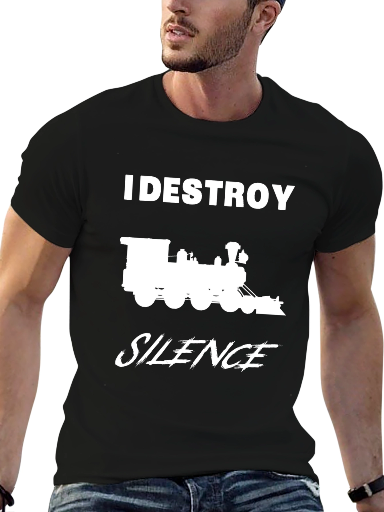 I Destroy Silence Train T-Shirt