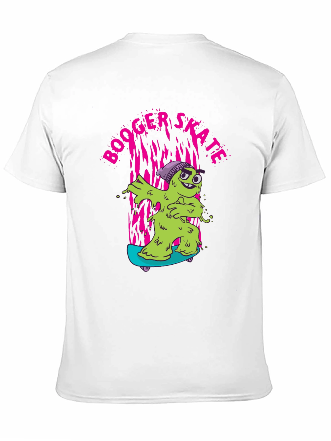 Booger Skate Graphic T-Shirt - Unique Design