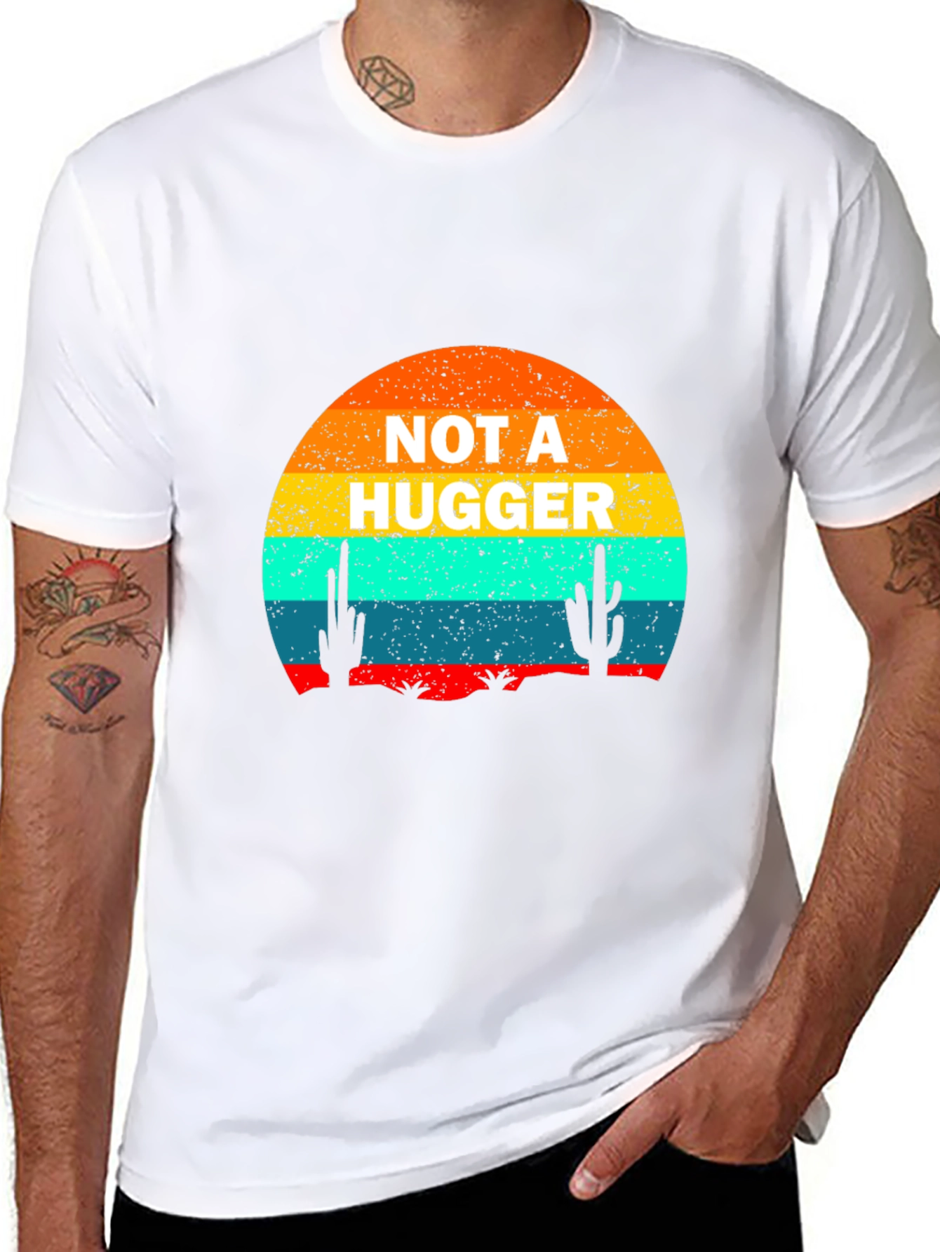 Not a Hugger Desert Sunset T-Shirt