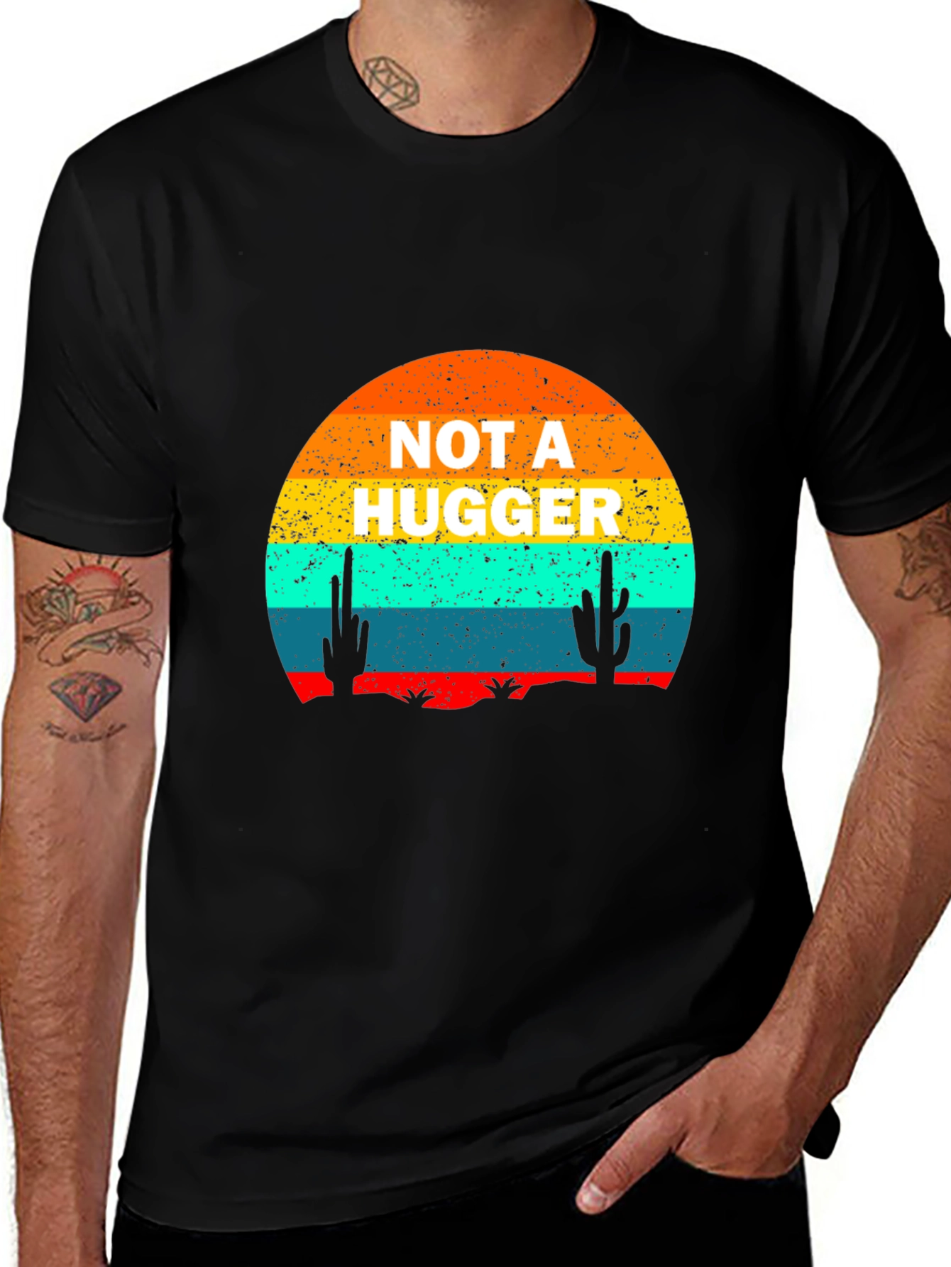 Not a Hugger Desert Sunset T-Shirt