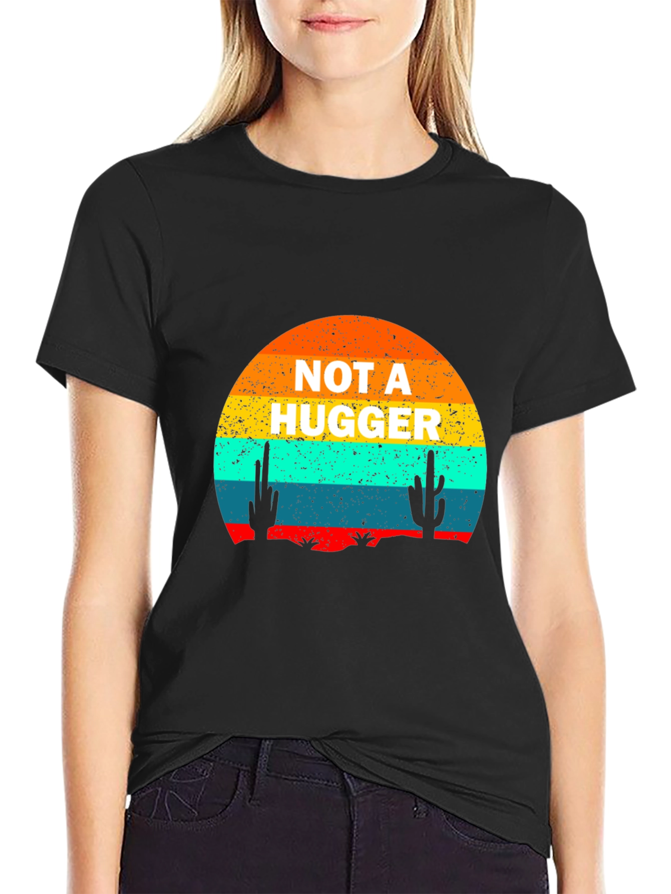 Not a Hugger Desert Sunset T-Shirt