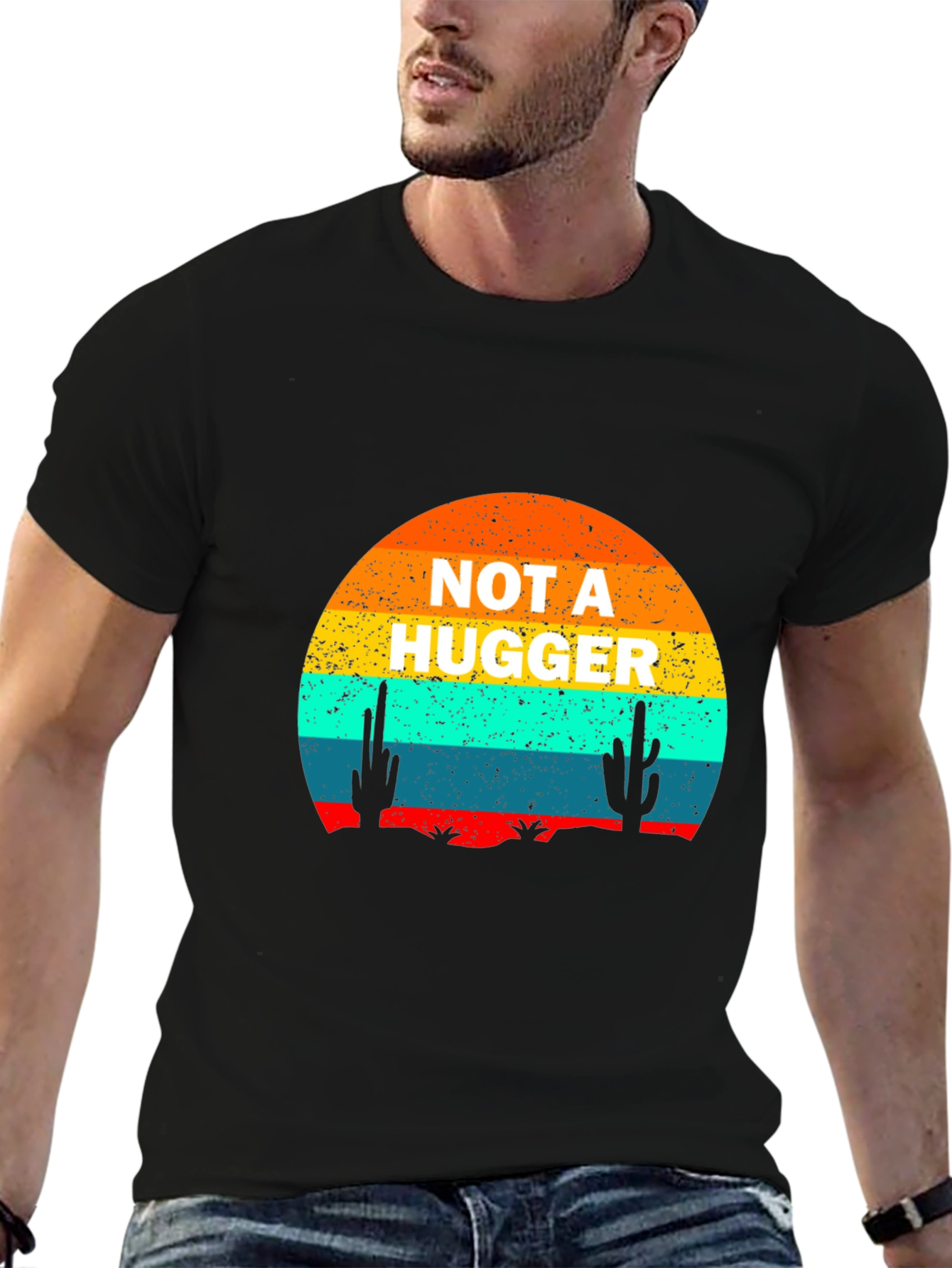 Not a Hugger Desert Sunset T-Shirt