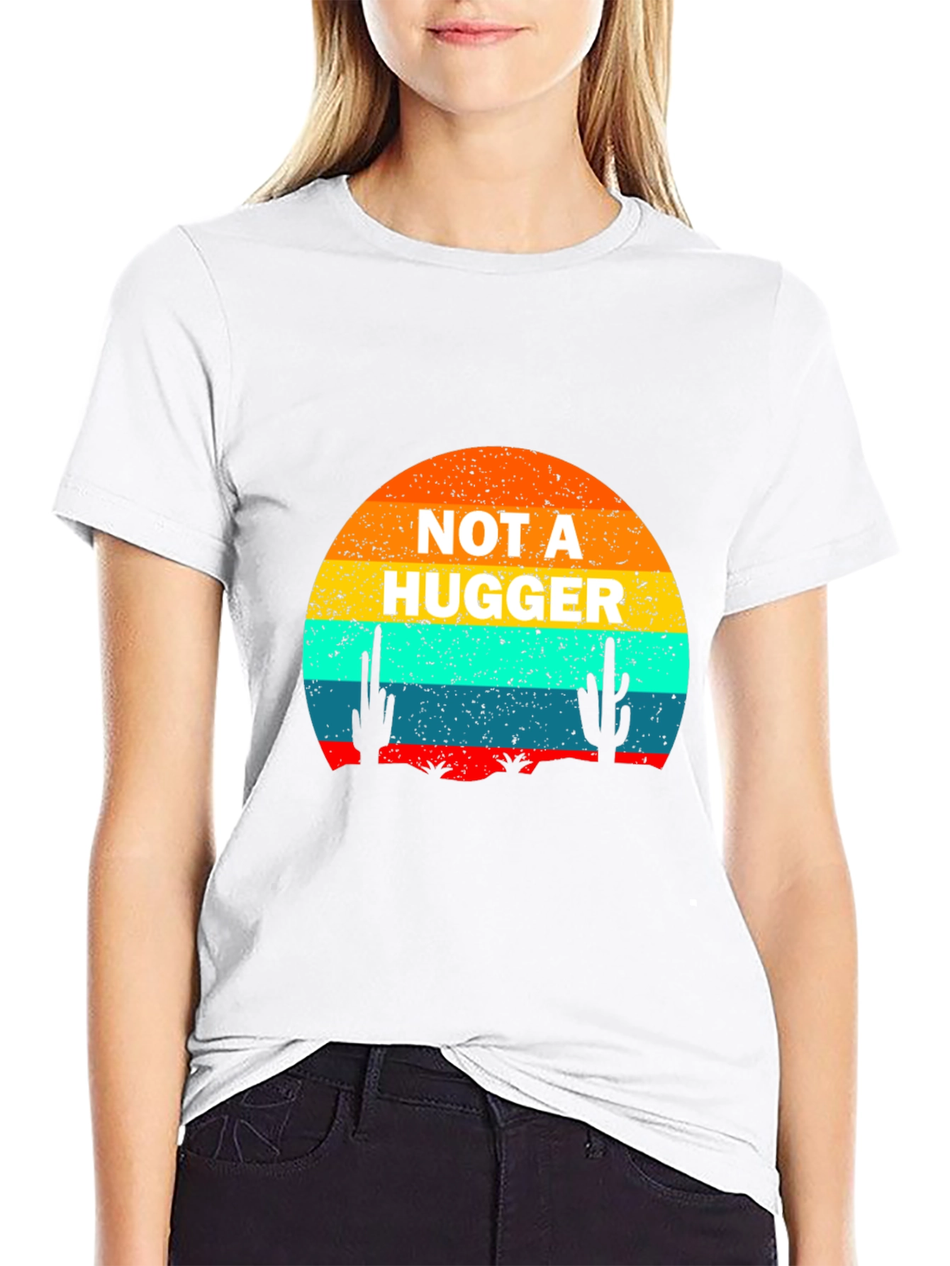 Not a Hugger Desert Sunset T-Shirt