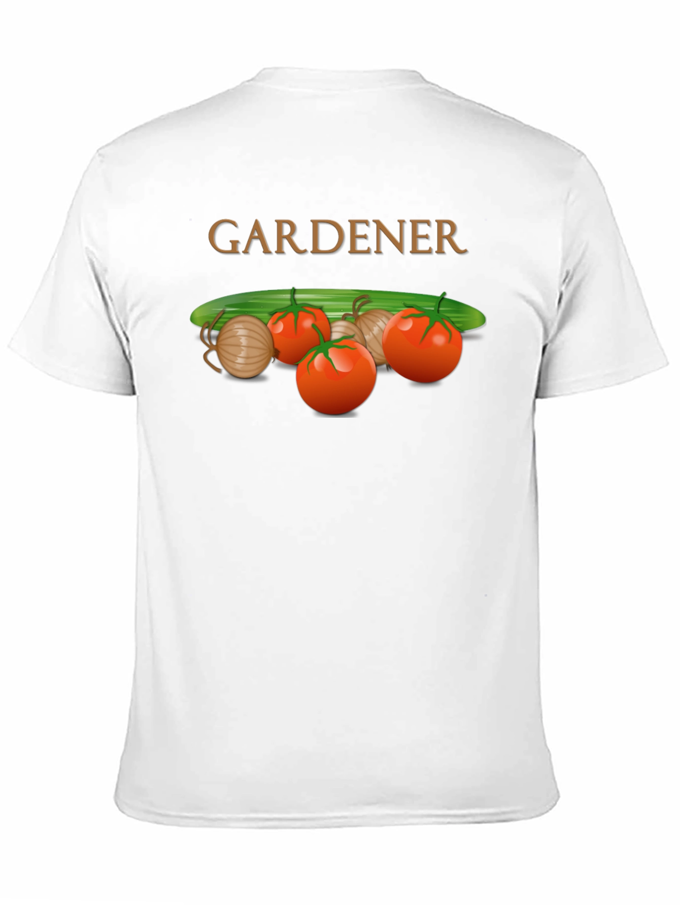 Gardener T-Shirt - Fresh Vegetable Design