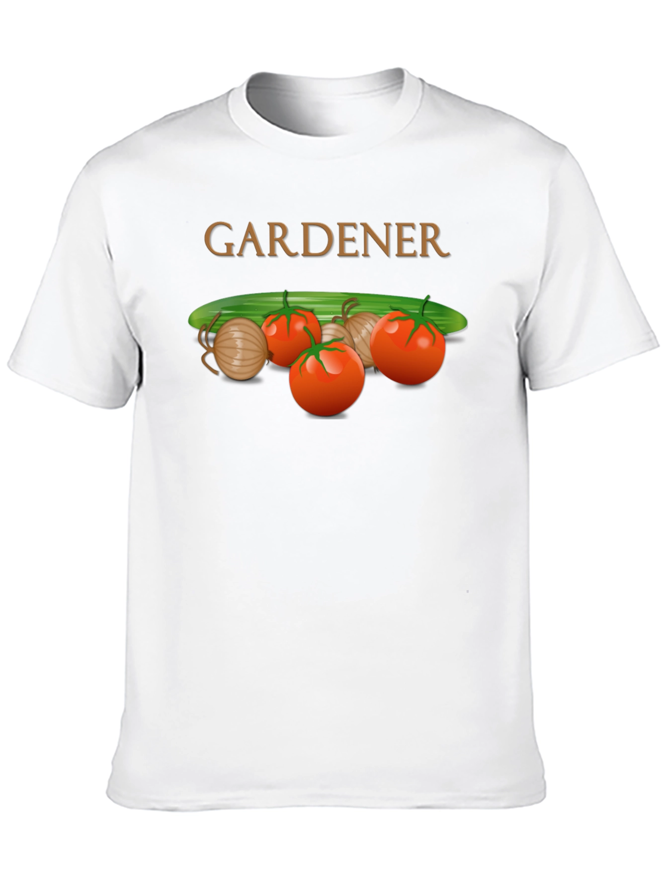 Gardener T-Shirt - Fresh Vegetable Design