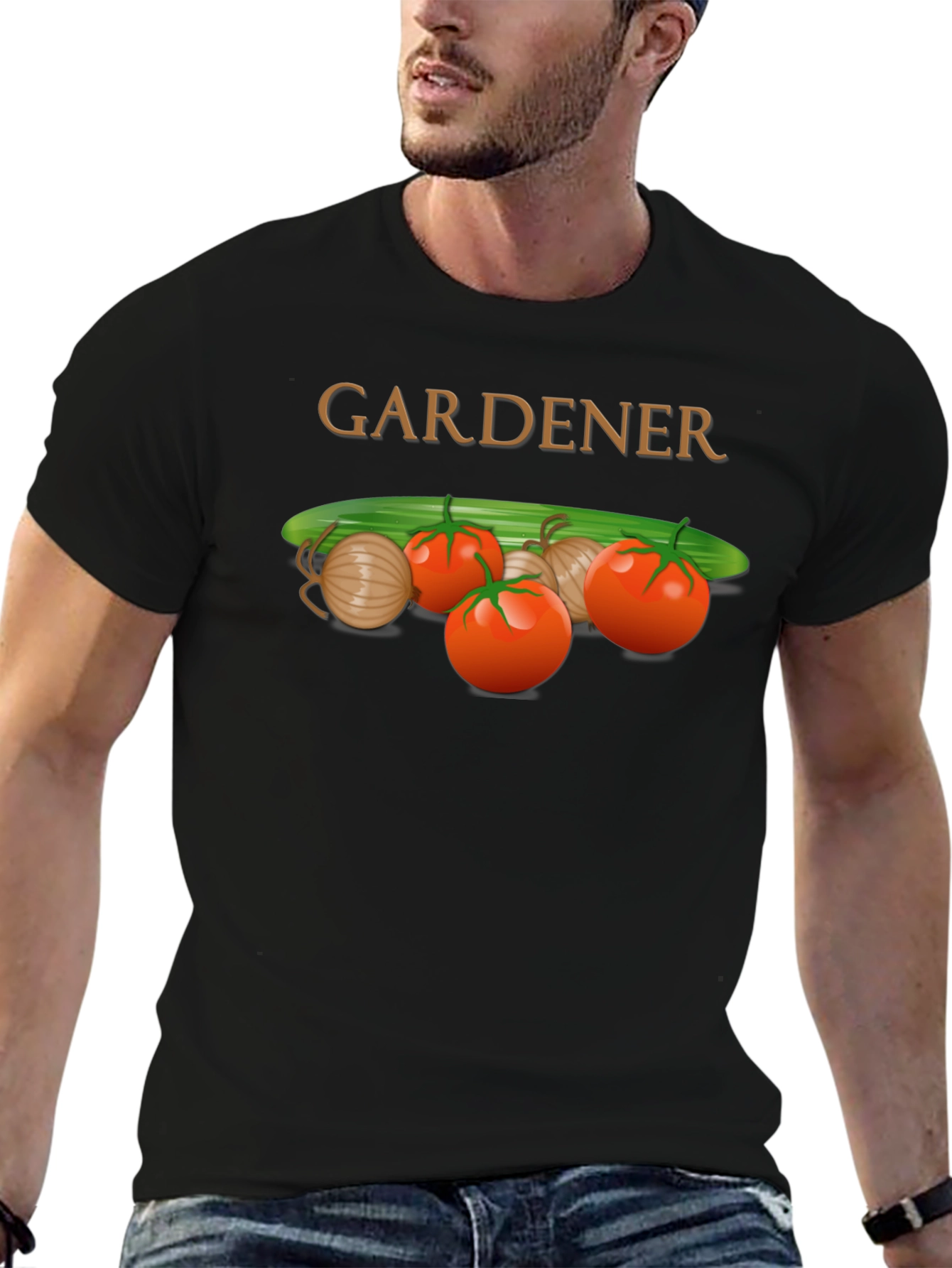 Gardener T-Shirt - Fresh Vegetable Design