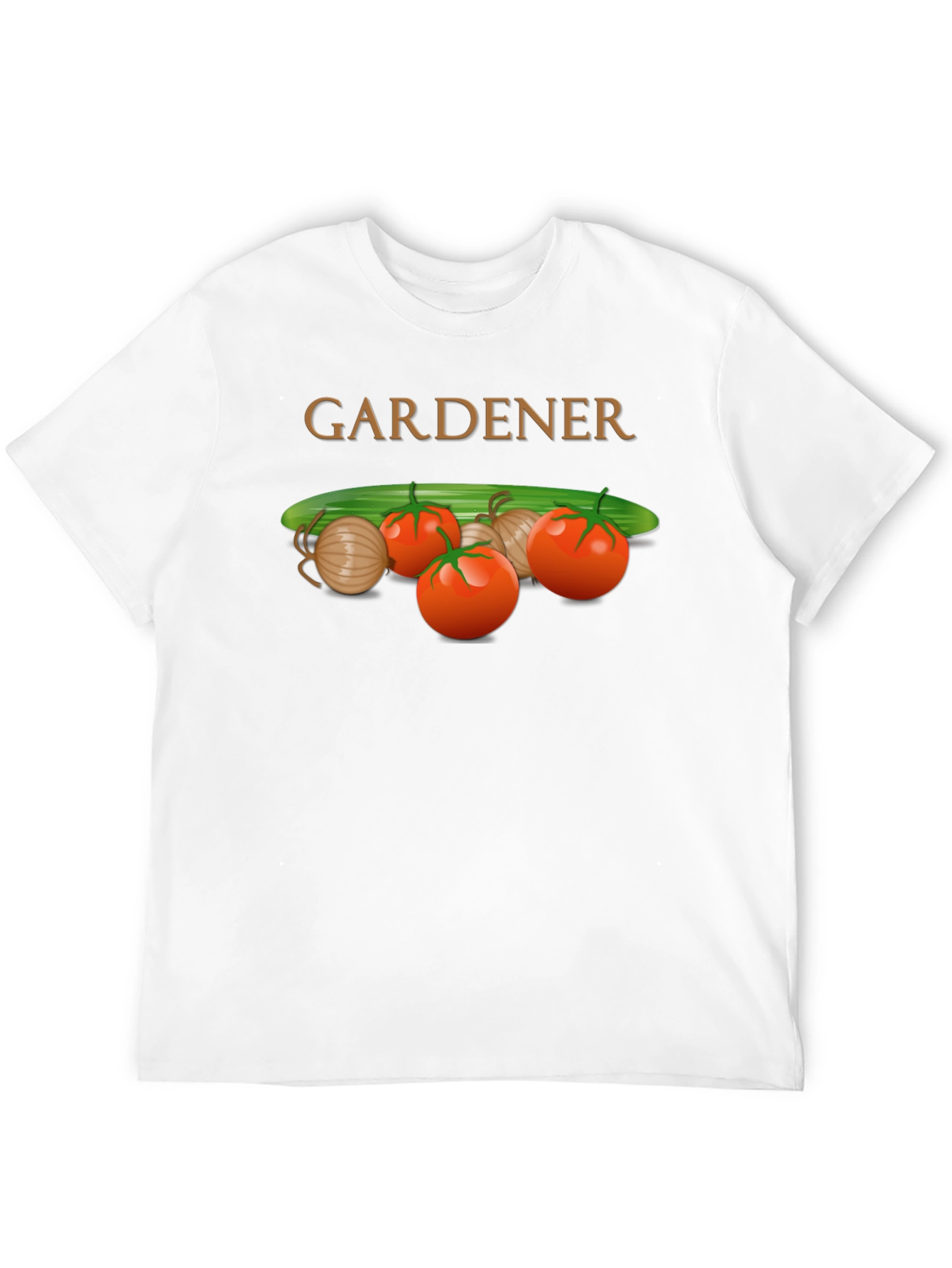 Gardener T-Shirt - Fresh Vegetable Design