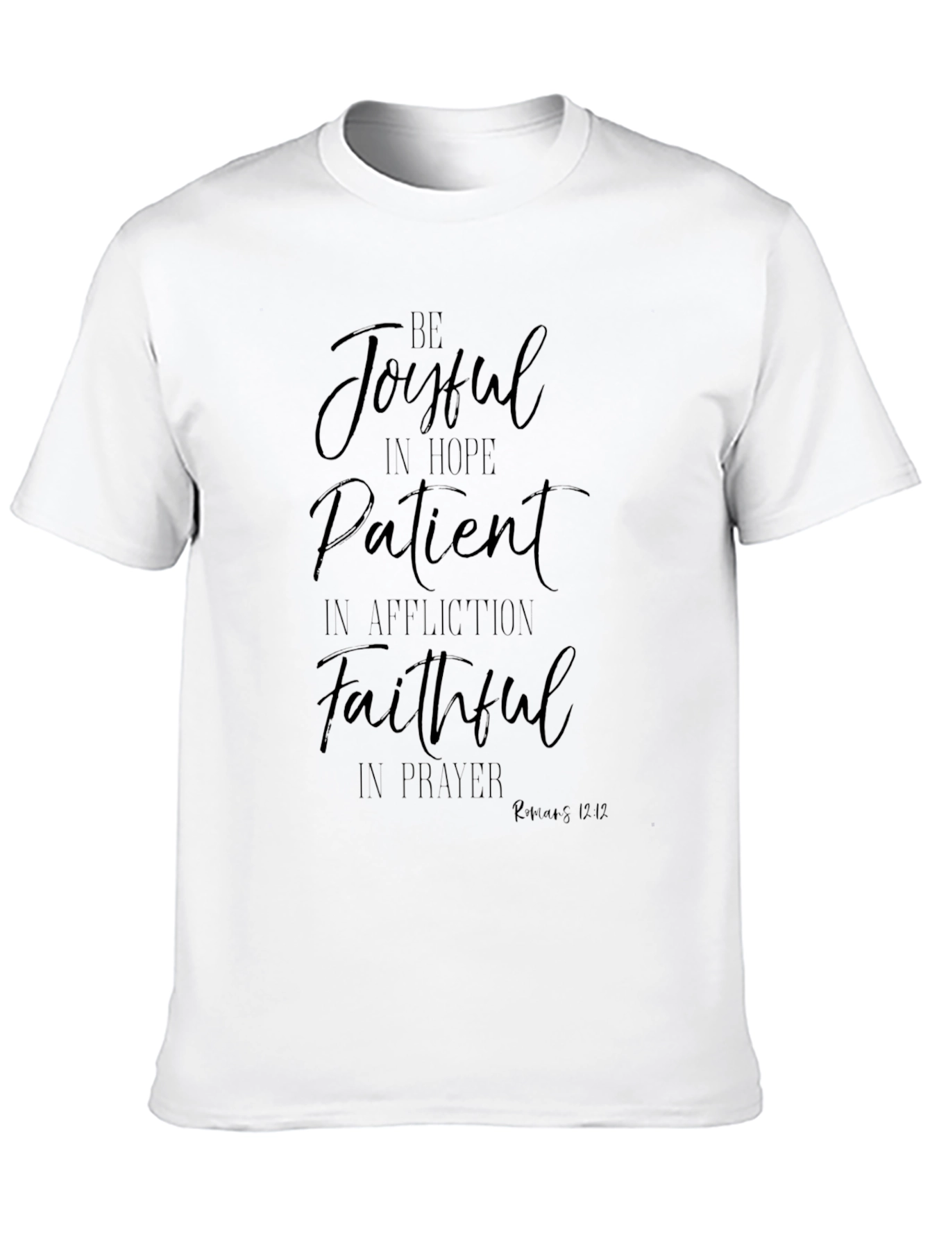 Joyful Hope Patient Faithful Graphic Tee