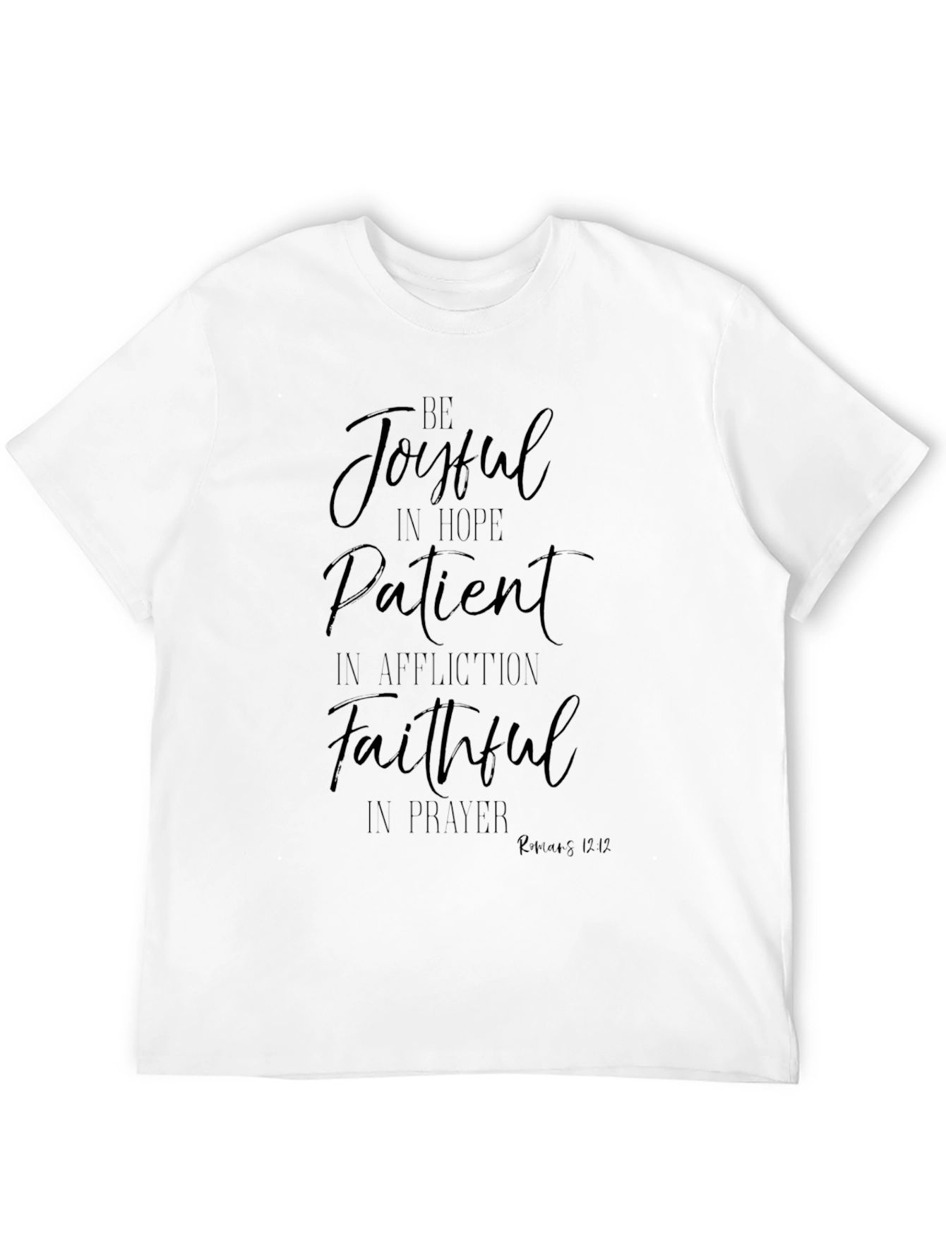 Joyful Hope Patient Faithful Graphic Tee